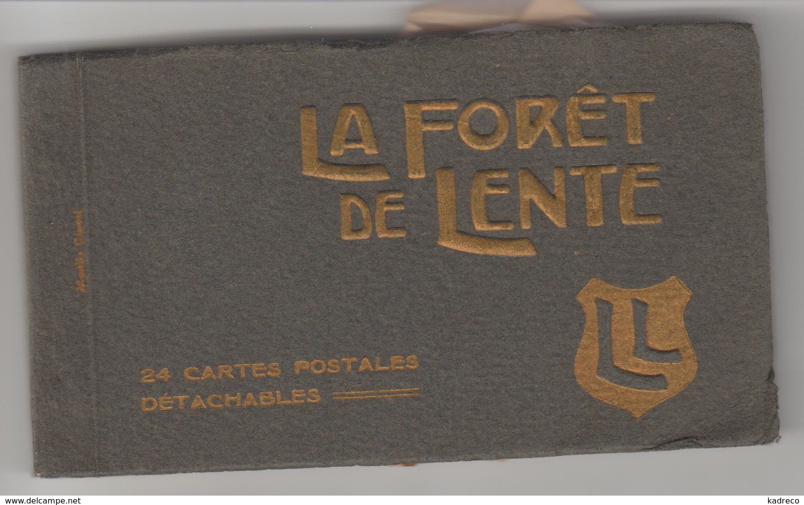 Carnet De 24 CPA LA FORET DE LENTE - EDITIONS LEVY Paris - LL - Autres & Non Classés