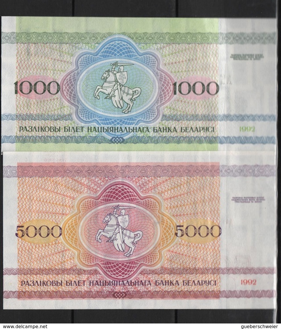 B 69 - BELARUS Lot De 2 Billets Année 1998 - Belarus