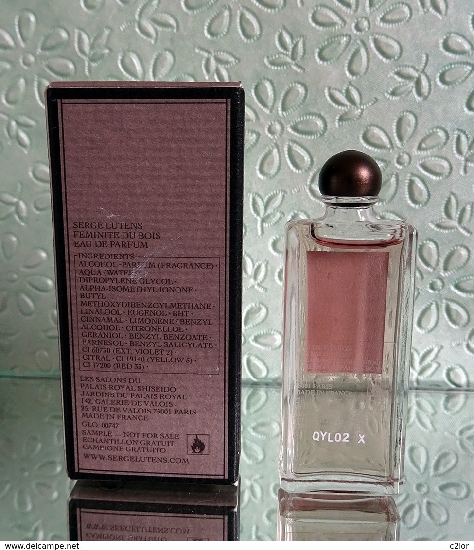 Miniature De Parfum "FÉMINITÉ DU BOIS " De SERGE LUTENS  Eau De Parfum 5 Ml Avec Sa Boîte - Miniatures Femmes (avec Boite)