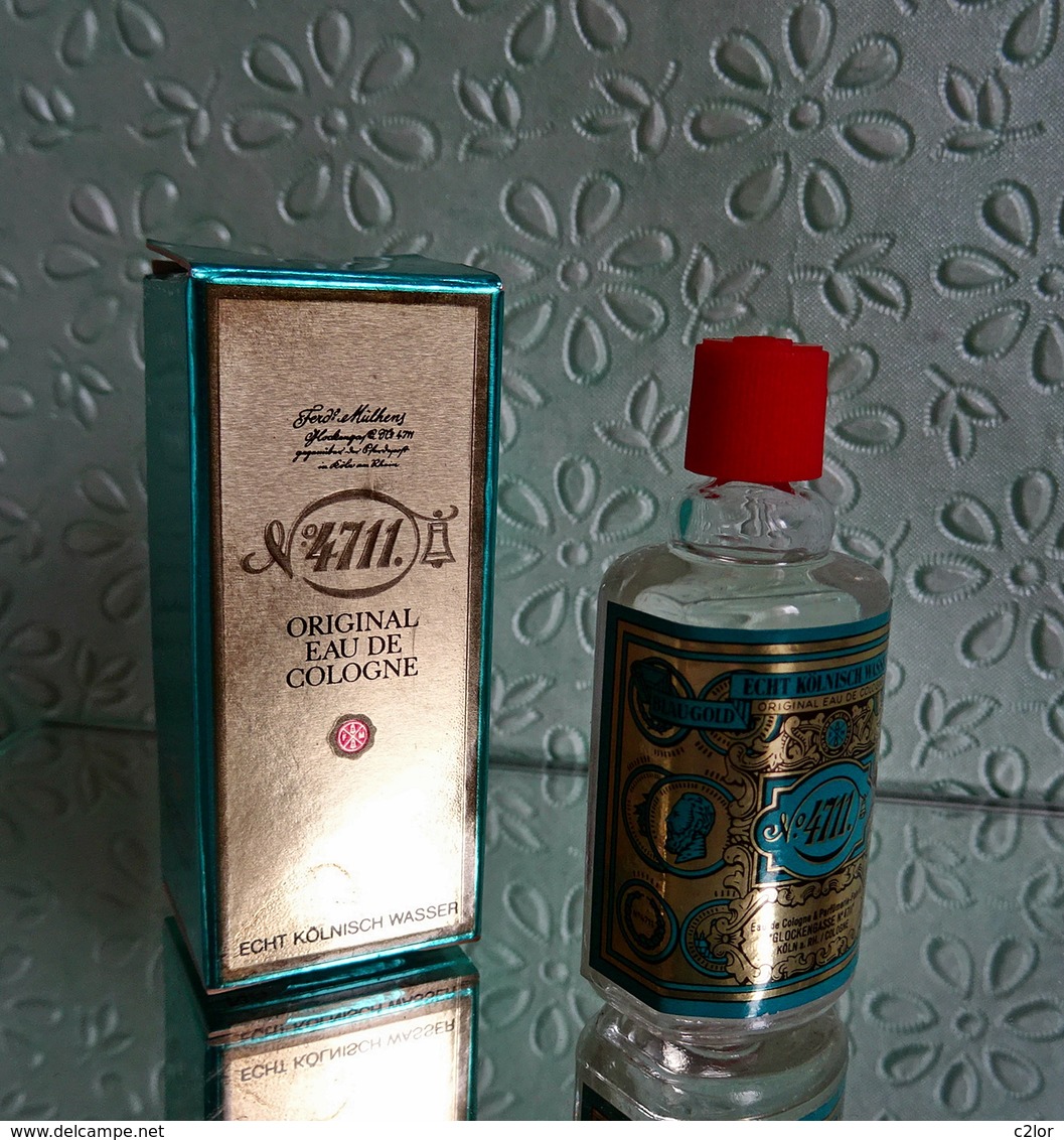 Miniature De Parfum "4711 " De MULHENS  Eau De Cologne 8 Ml Avec Sa Boîte - Miniatures Femmes (avec Boite)