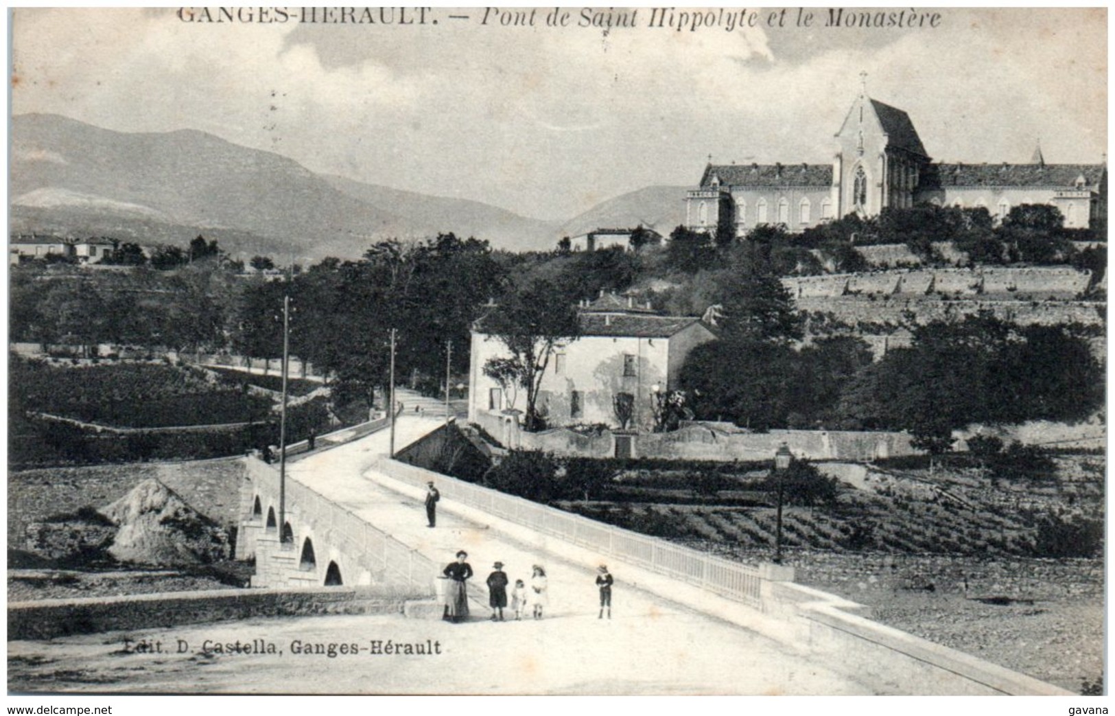 34 GANGES-HERAULT - Pont De Saint-Hippolyte Et Le Monastère - Ganges