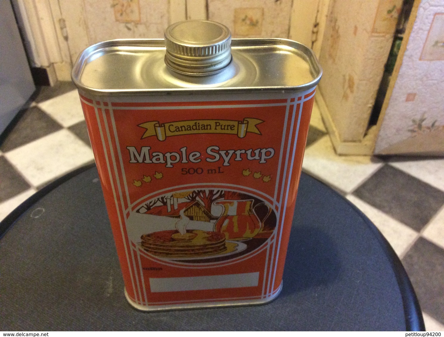 Boxes - BIDON MÉTAL SIROP D'ERABLE Pur Canadien MAPLE SYRUP