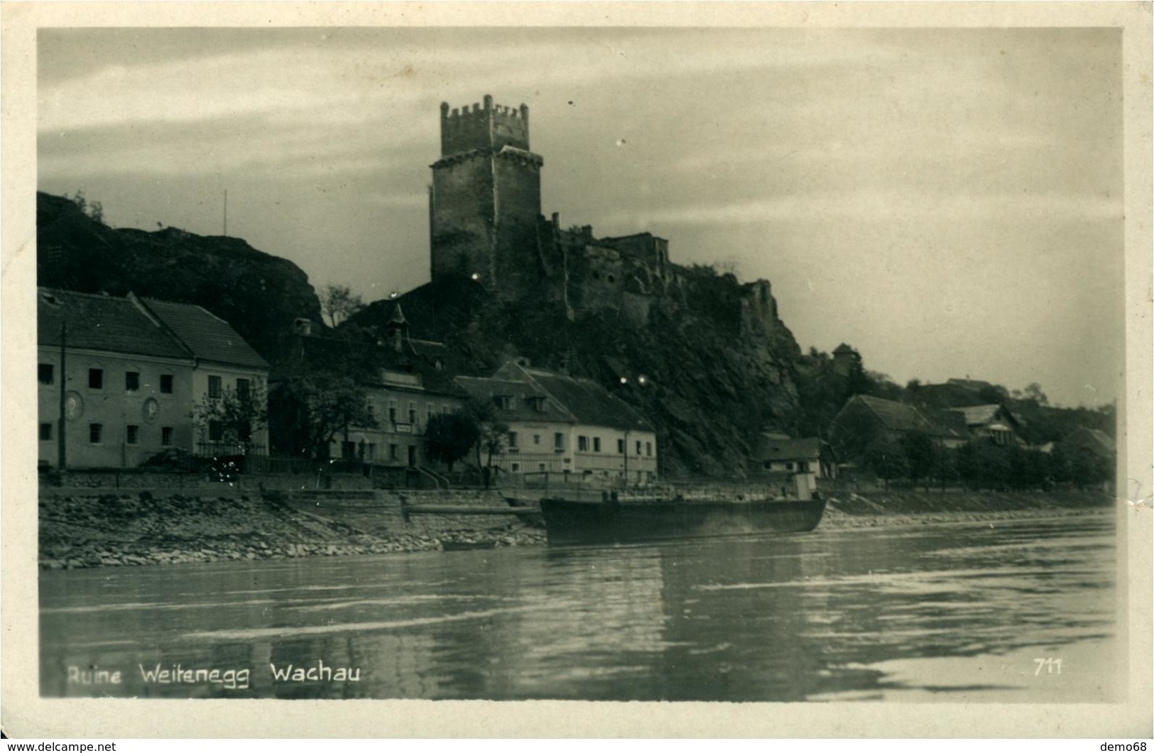 WACHAU Autriche Oestereich Ruine Du Weitenegg  Photo (légère Déchirure) - Wachau