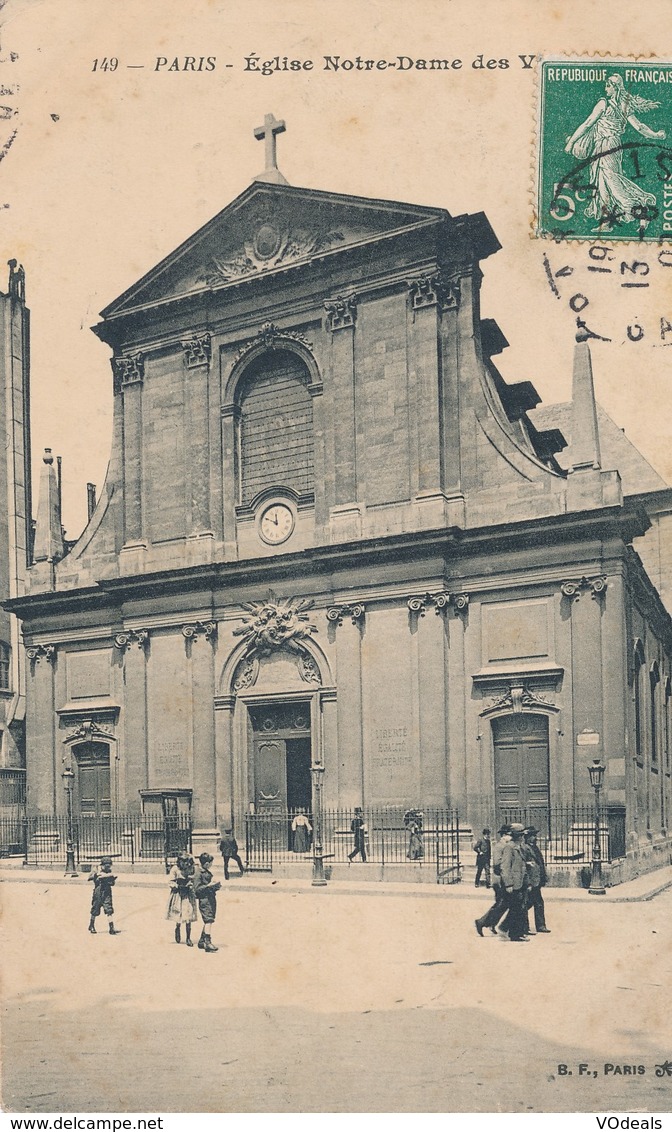 CPA - France - (75) Paris - Eglise Notre-Dame Des Victoires - Eglises