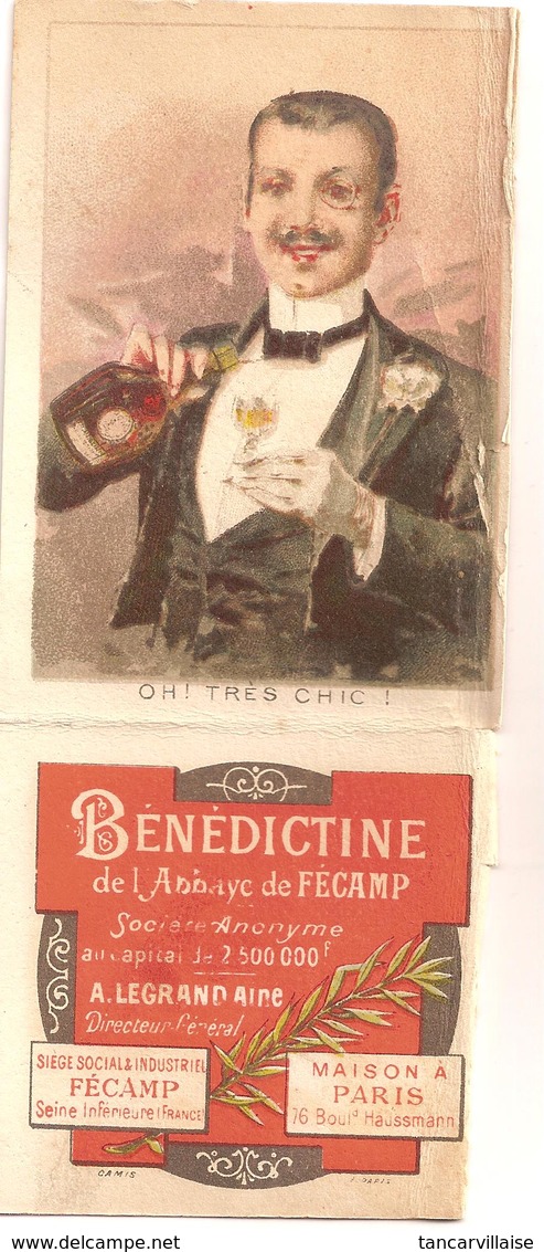 Ancienne Publicite Bénédictine - Advertising