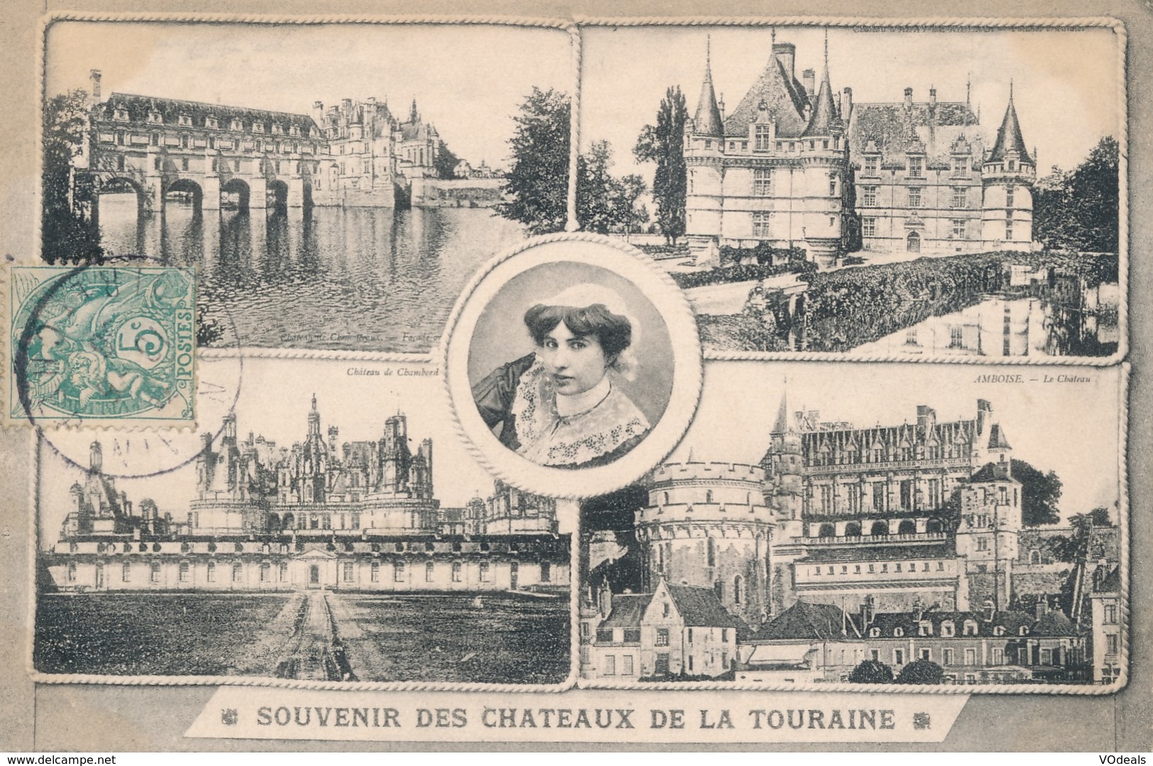 CPA - France - (37) Indre Et Loire - Souvenir Des Châteaux De La Touraine - Autres & Non Classés