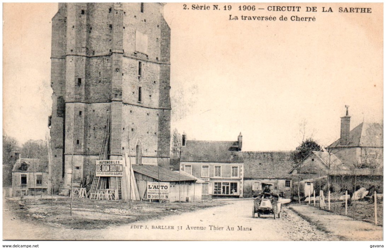 72 CIRCUIT DE LA SARTHE - La Traversée De CHERRE - Sonstige & Ohne Zuordnung