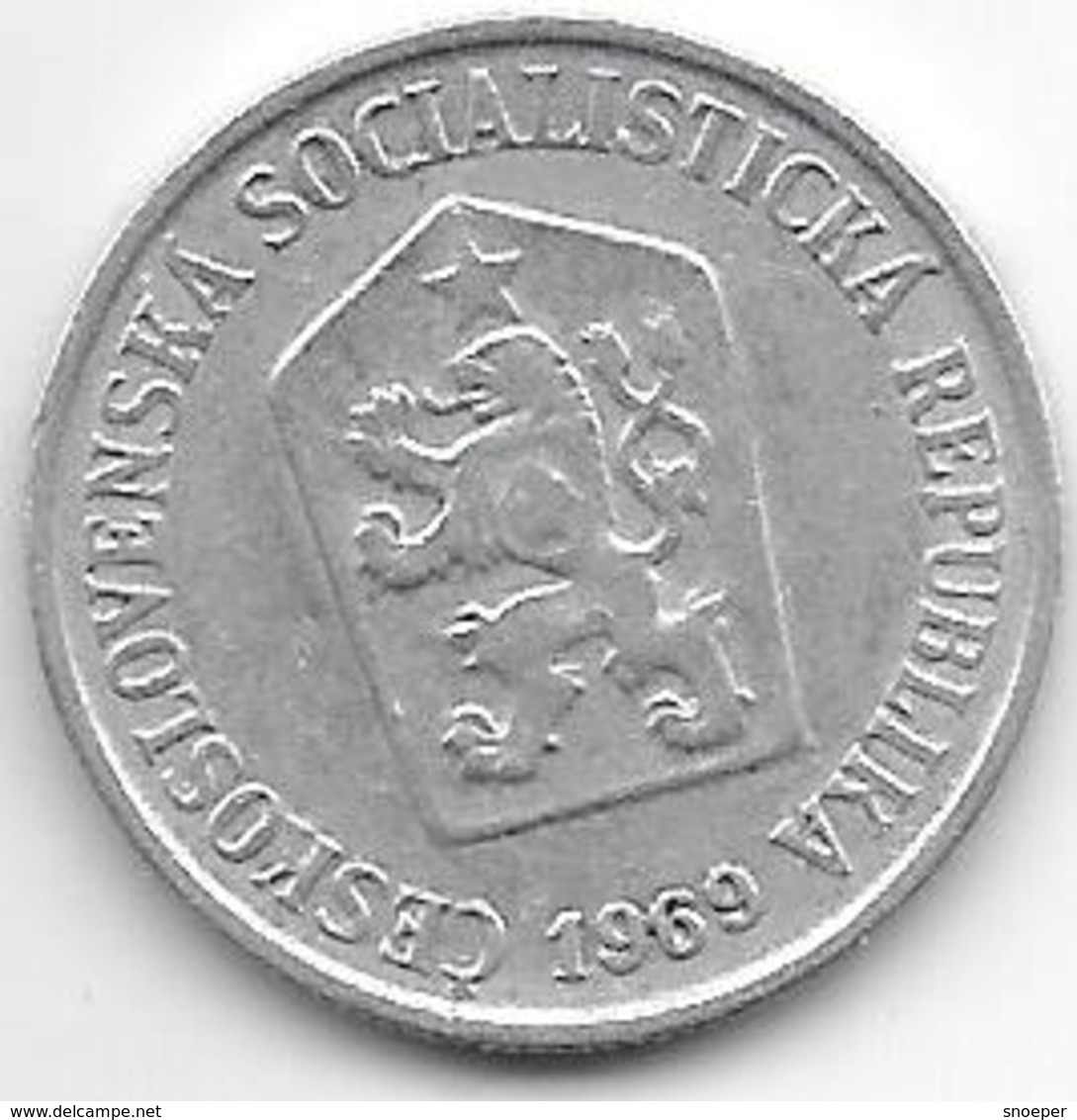 Czechoslovakia 10 Haleru 1969 - Checoslovaquia