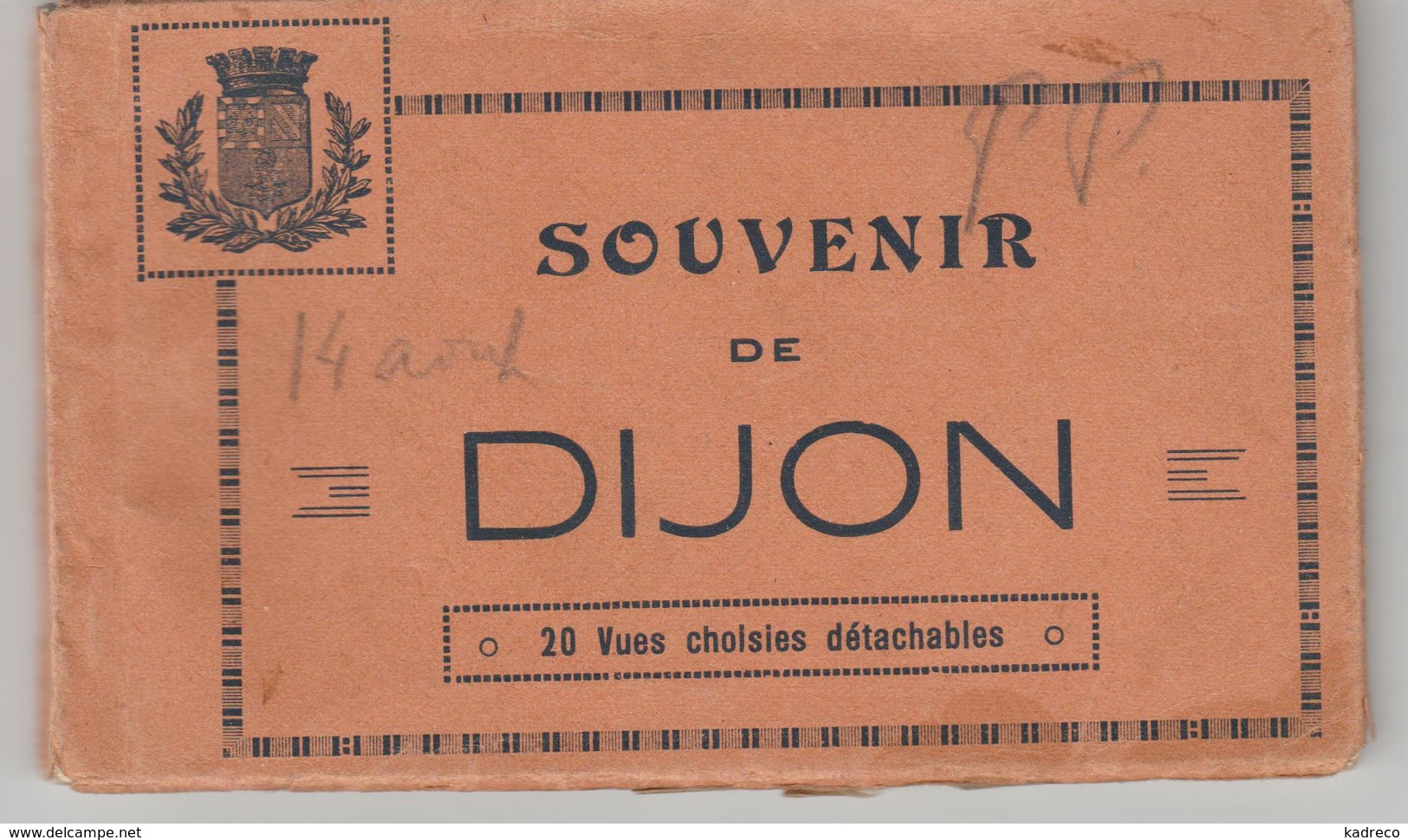 Carnet De 16 CPA DIJON - Dijon