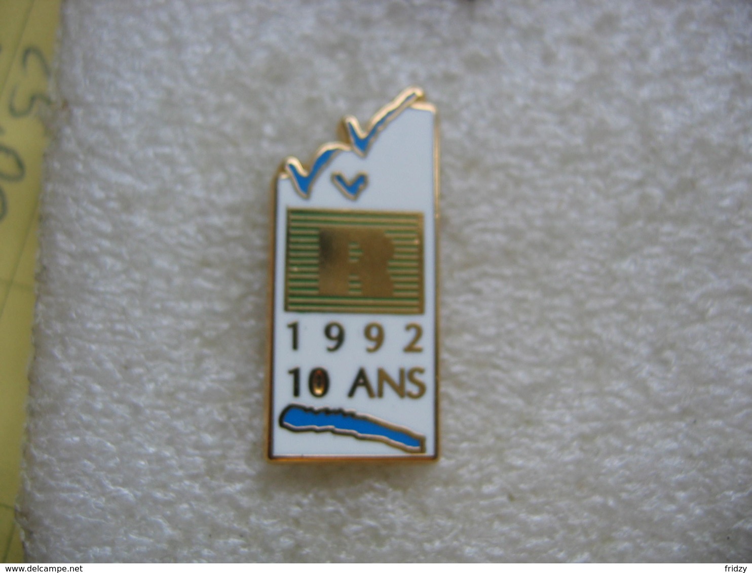 Pin's Arthus Bertrand, Logo R Groupe Banque BNP 1992, 10 Ans - Arthus Bertrand