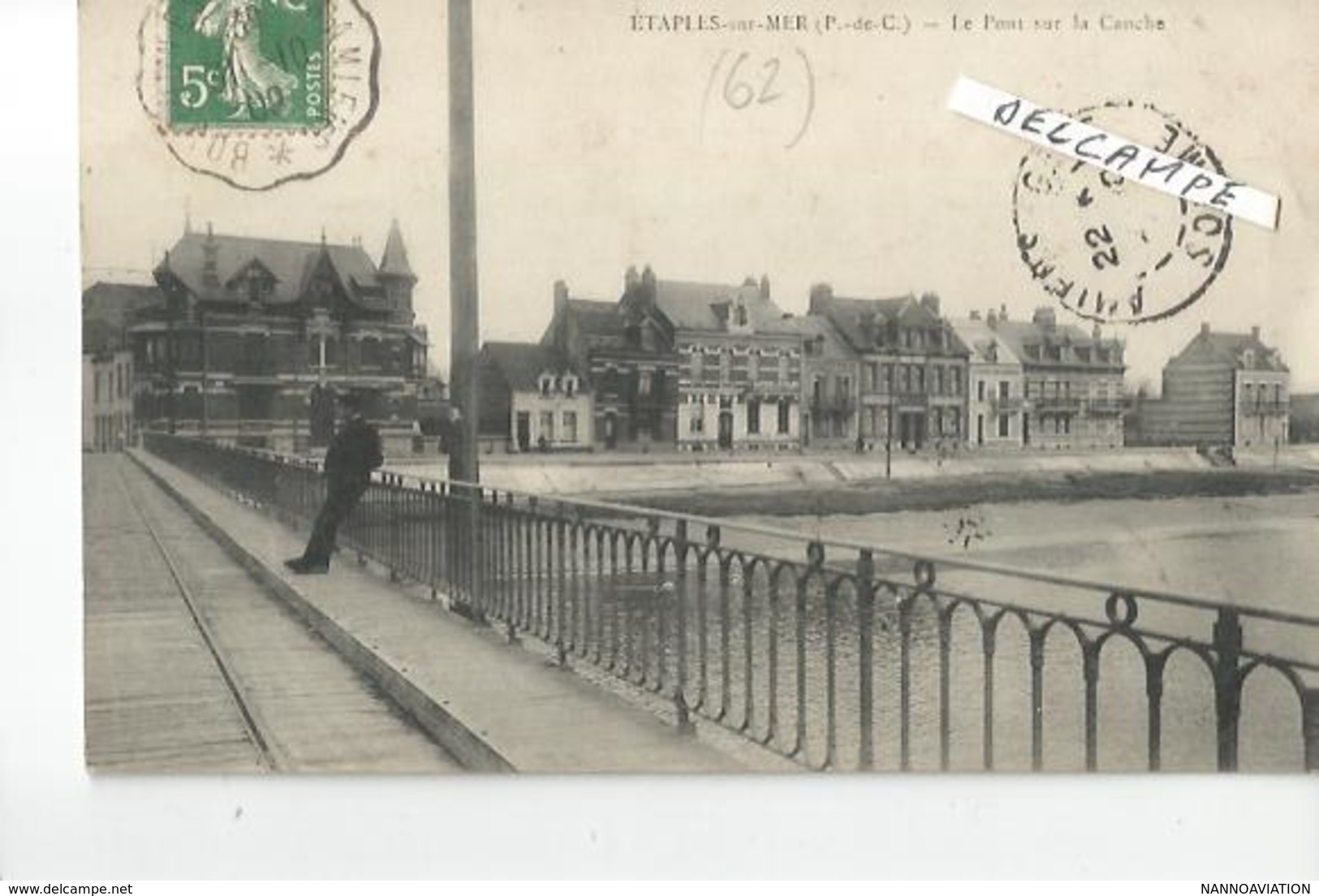 CP ETAPLES SUR MER  LE PONT SUR LA CANCHE - Etaples