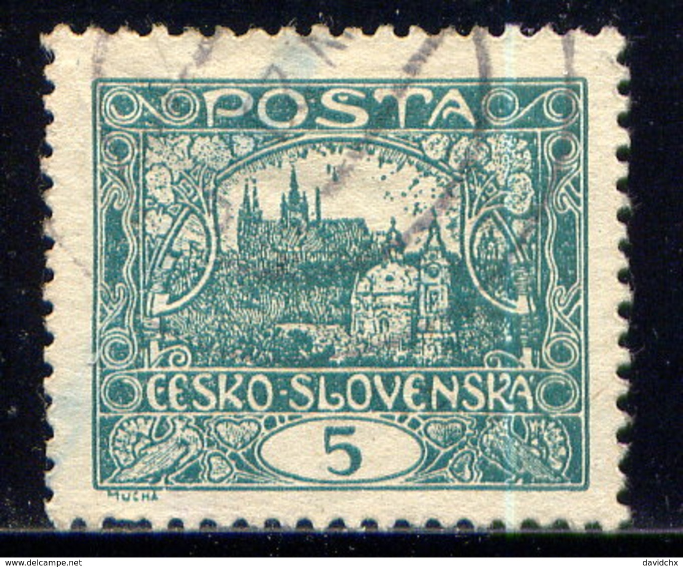 CZECHOSLOVAKIA, NO. 42a, PERF. 11 1/2 - Oblitérés