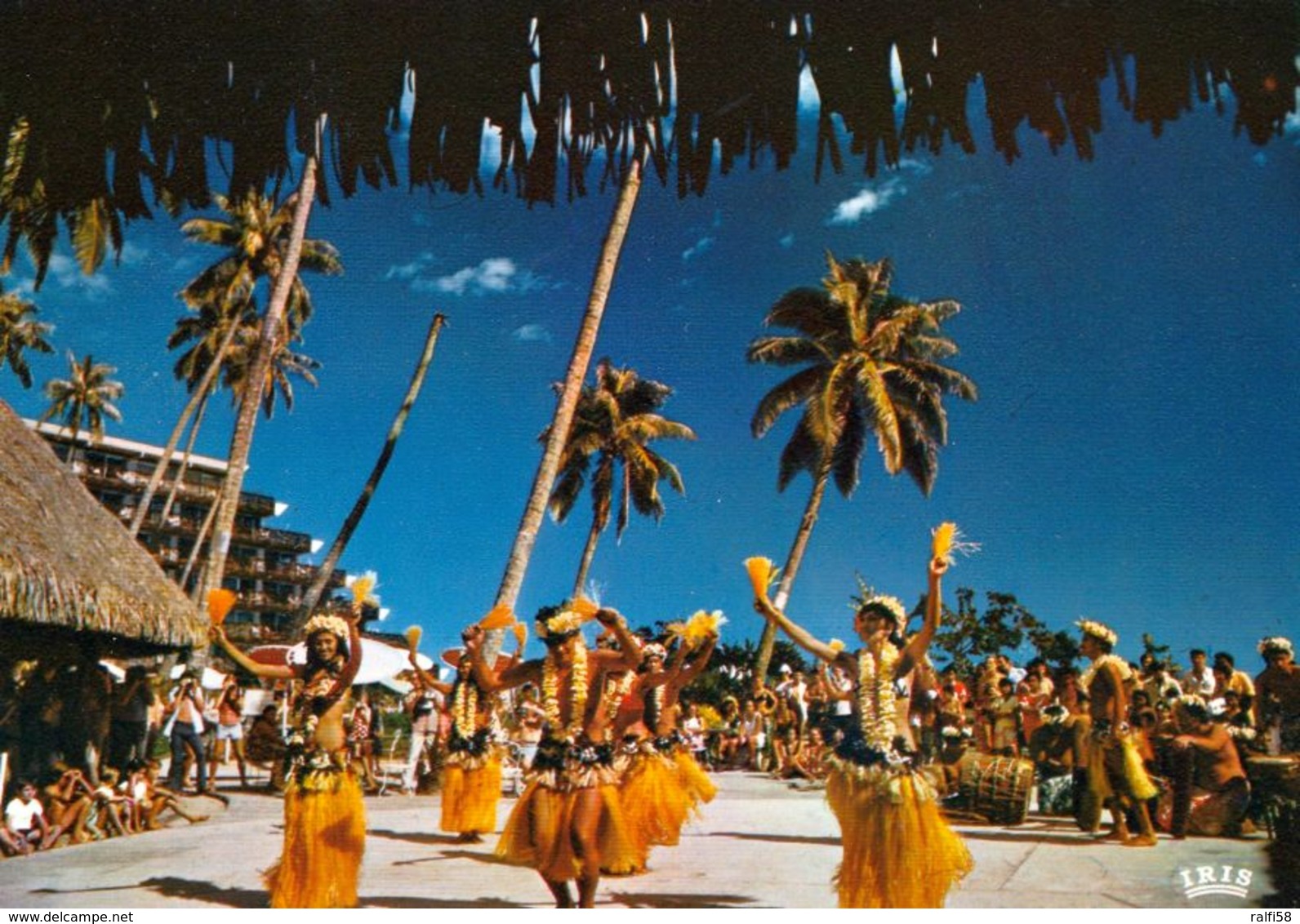 1 AK Insel Tahiti * French Polynesia * Französisch-Polynesien - Dances At The Maeva Beach Hotel - IRIS Karte 67 * - Französisch-Polynesien