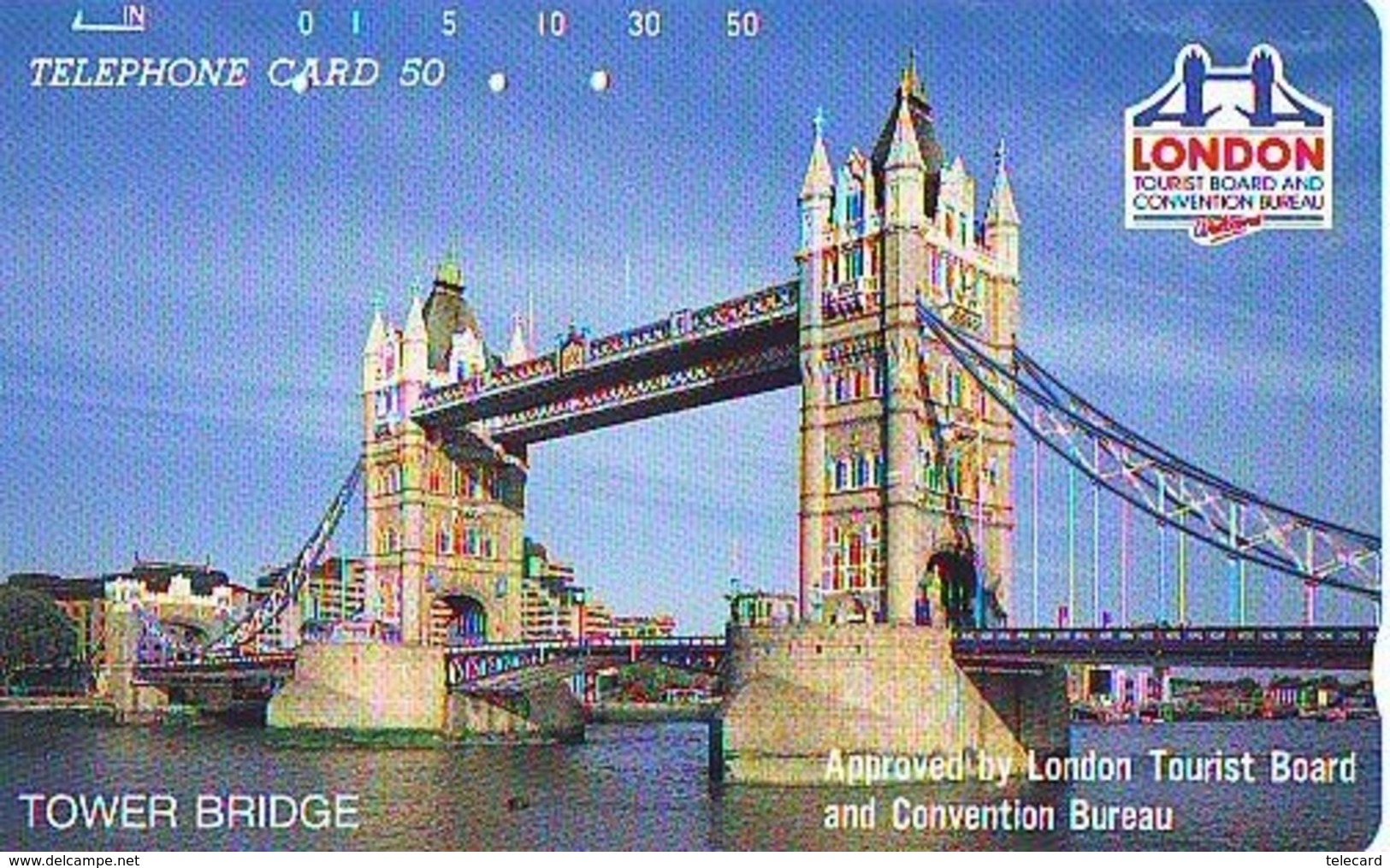 Télécarte Japon ANGLETERRE (296) GREAT BRITAIN Related * ENGLAND Phonecard Japan * TOWER BRIDGE * LONDON - Landschaften