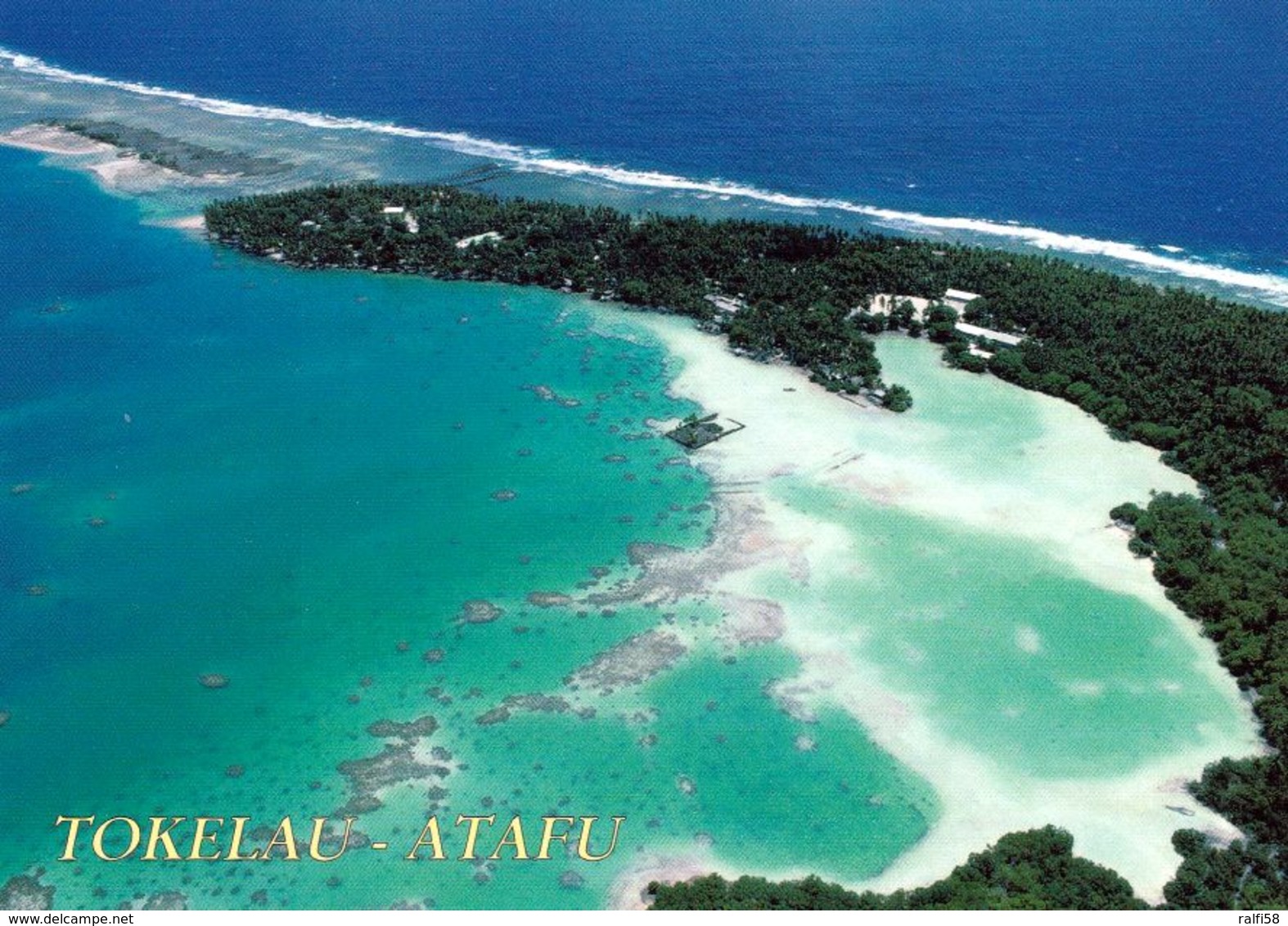 1 AK Tokelau Islands * Atoll Atafu - Blick Auf Den Hauptort Der Insel * Das Kleinste Und Nördlichste Der Drei Atolle * - Sonstige & Ohne Zuordnung