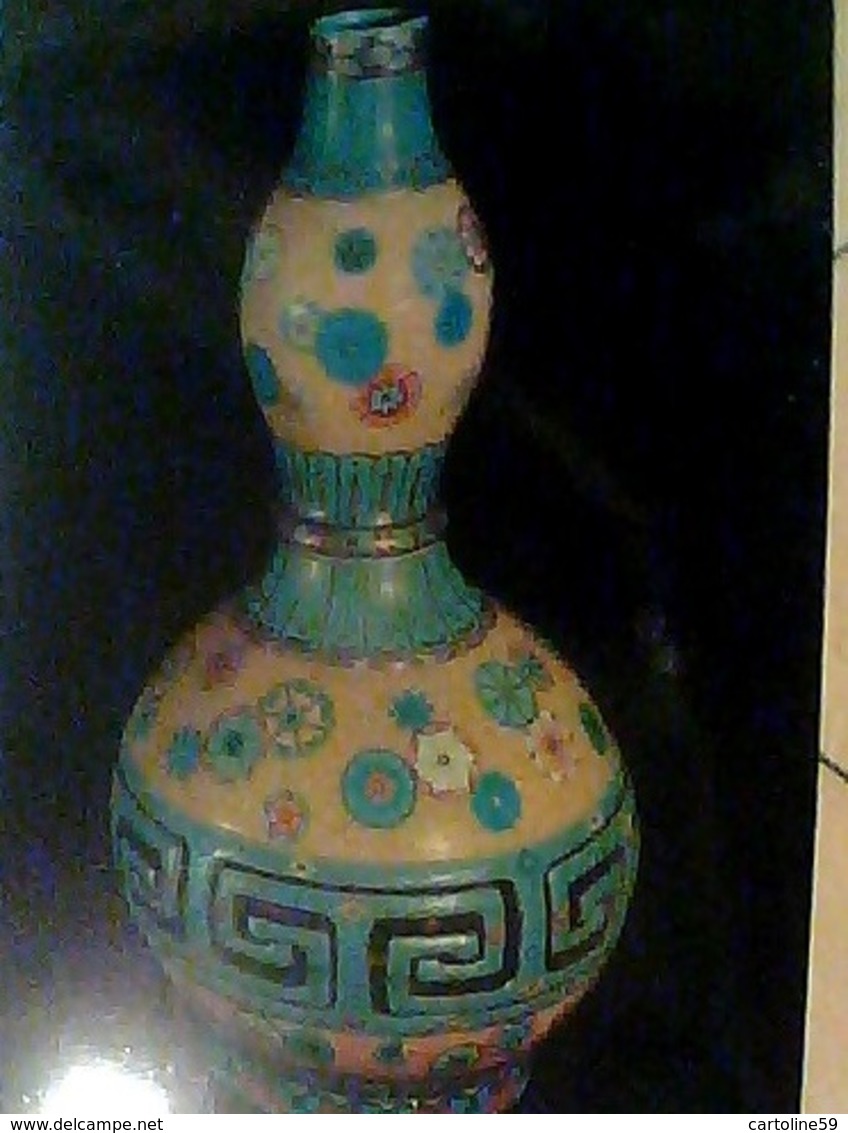 CHINA CINA TREASURE TESORI HU LU ZHUAN XIN PING VASE QIAN LONG QING Dinasty N1990  HA7724 - Cina