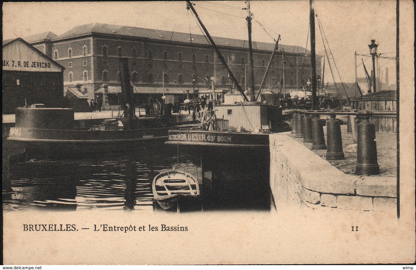 Bruxelles : L'Entrepôt Et Les Bassins - Transport (sea) - Harbour