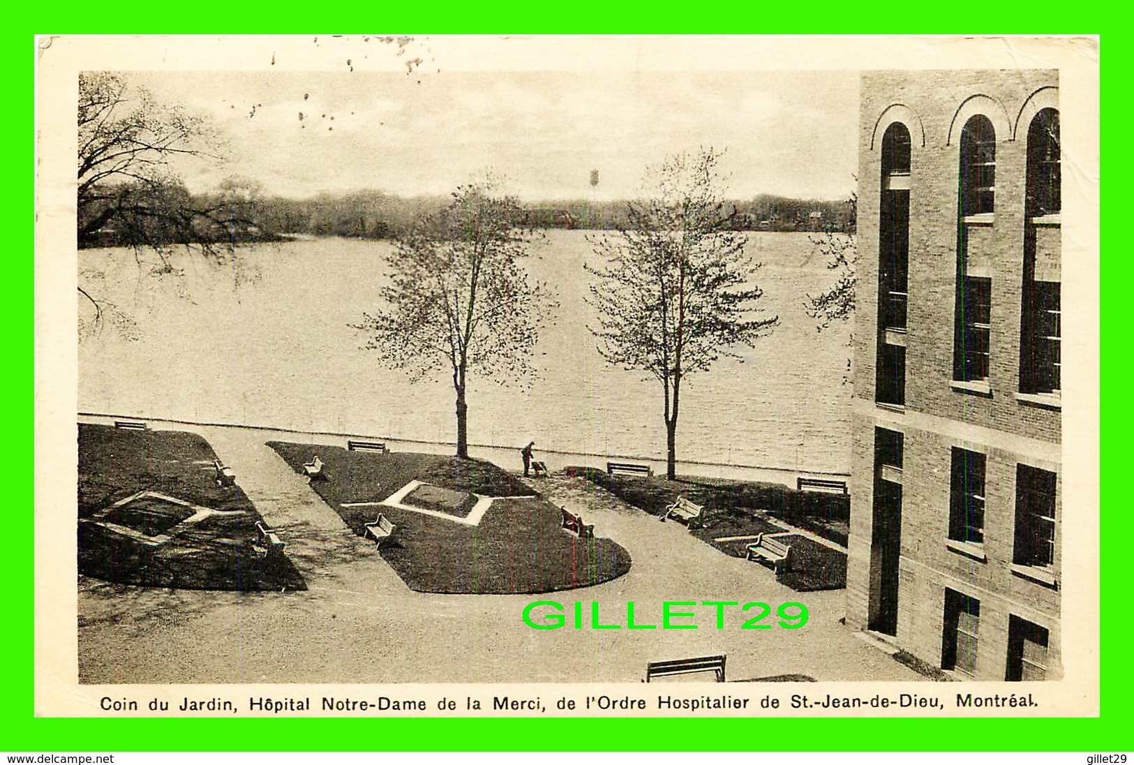 MONTRÉAL, QUÉBEC -  HÖPITAL NOTRE-DAME DE LA MERCI, BOUL GOUIN O.- NOVICIAT DE L'ORDRE HOSPITALIER DE SAINT-JEAN-DE-DIEU - Montreal