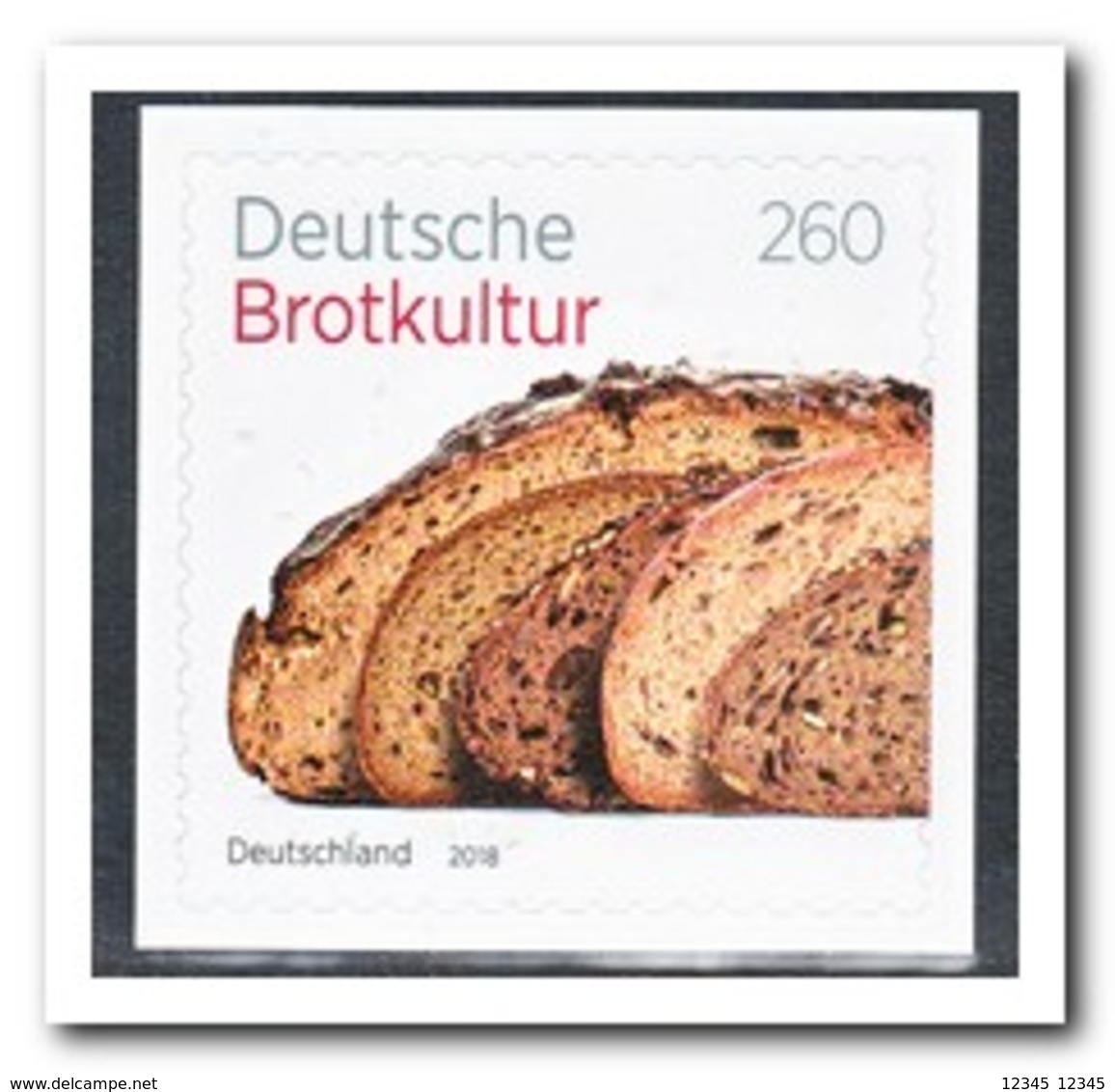 Duitsland 2018, Postfris MNH, German Bread Culture - Ongebruikt
