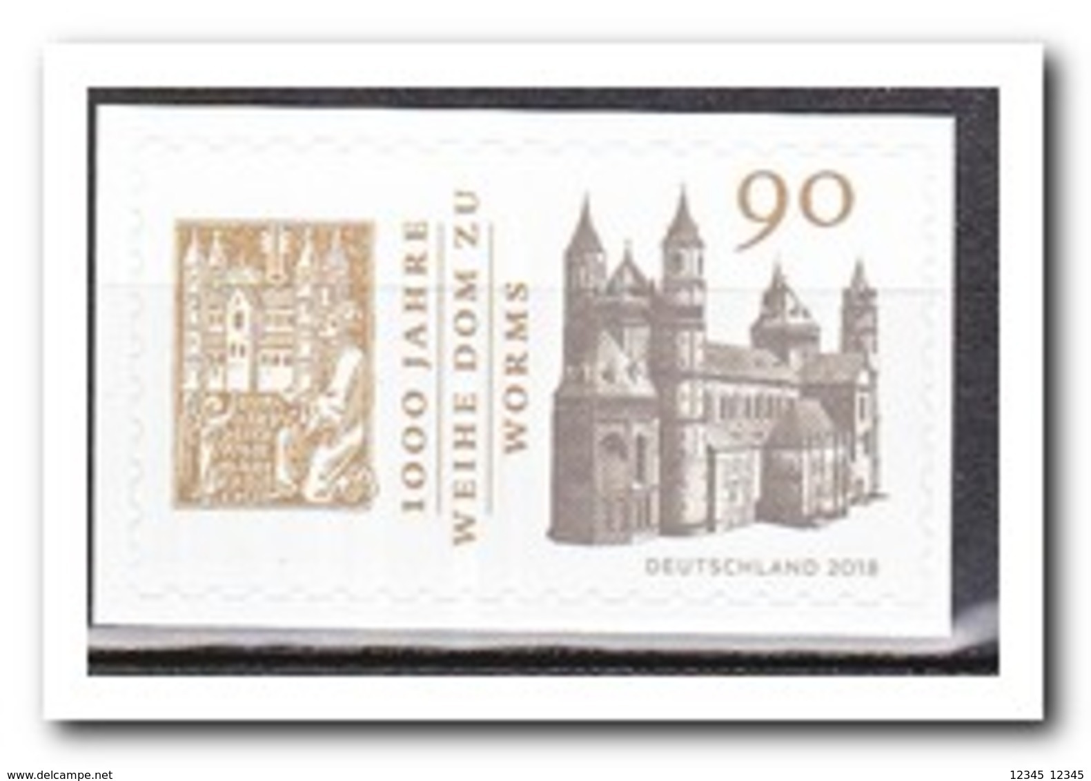 Duitsland 2018, Postfris MNH, 1000 Years Of Consecration Of The Cathedral Of Worms - Ongebruikt