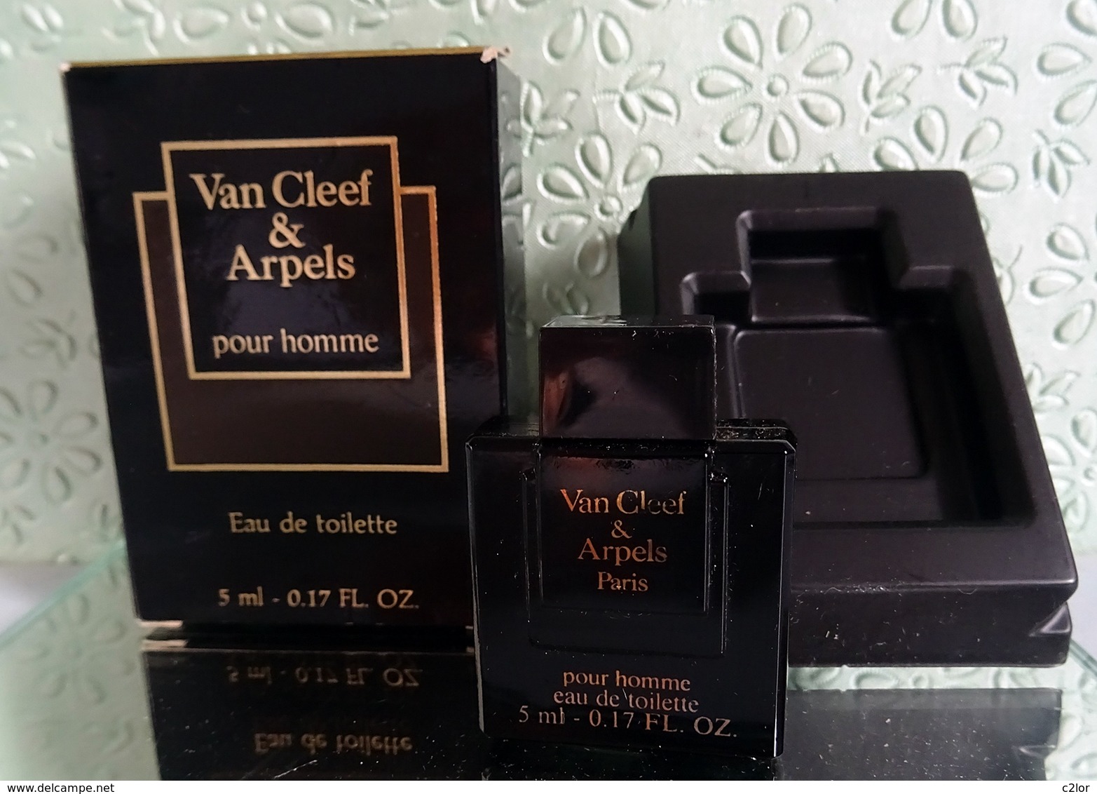 Miniature De Parfum "VAN CLEEF & ARPELS"  Pour Homme  Eau De Toilette  5 Ml Avec Sa Boîte - Miniatures Hommes (avec Boite)