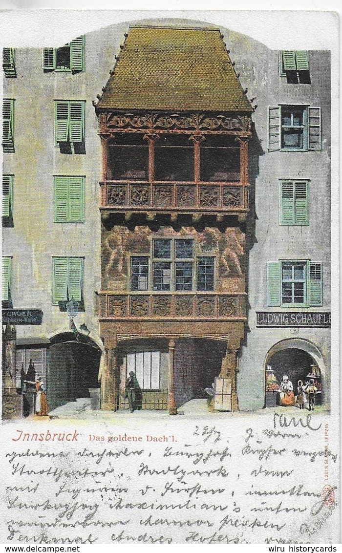 AK 0150  Innsbruck - Goldenes Dachl / Verlag Fränzl & Co Um 1901 - Innsbruck