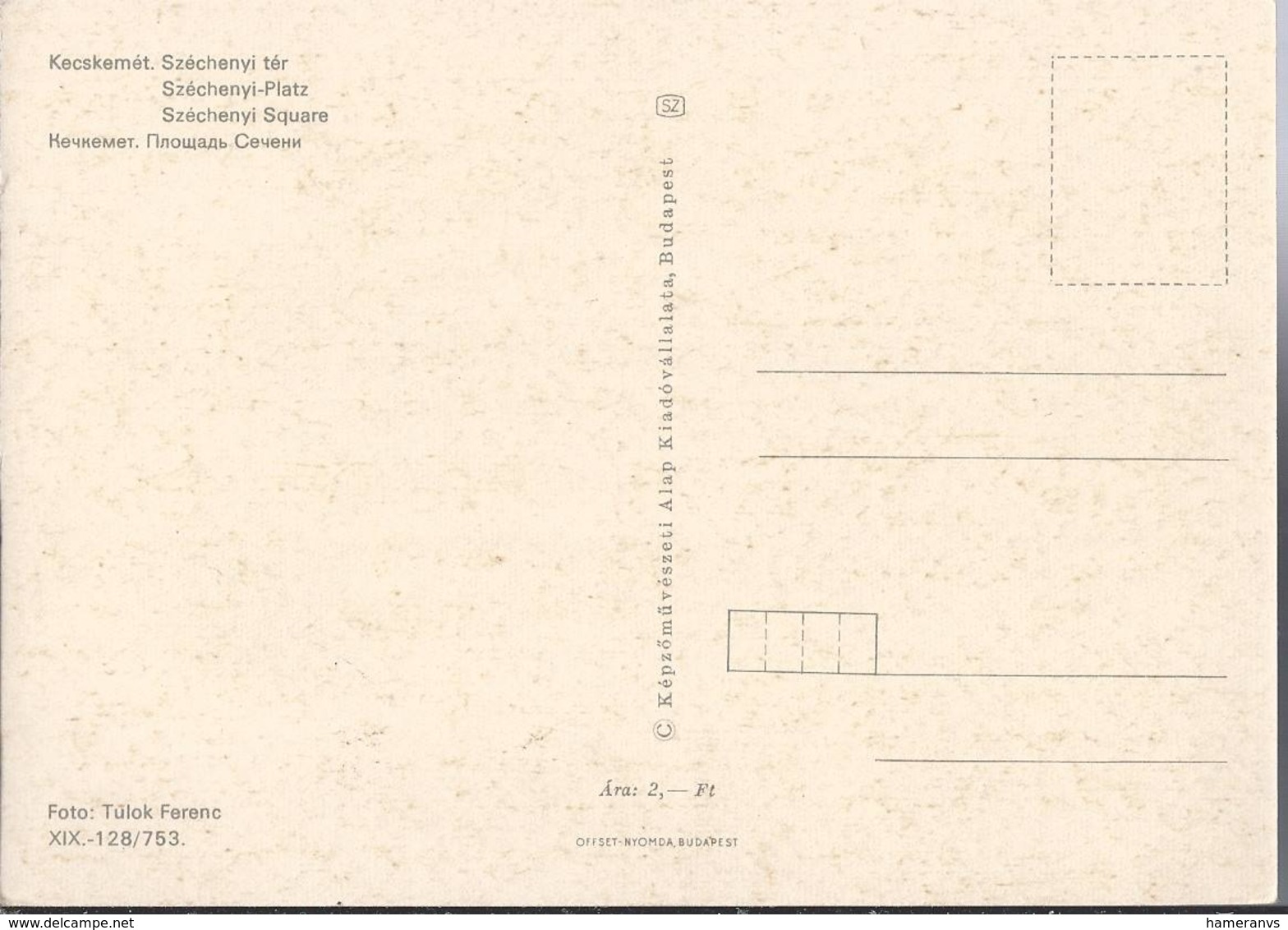 Kecskemèt - Szèchenyi Tèr - H5044 - Ungheria