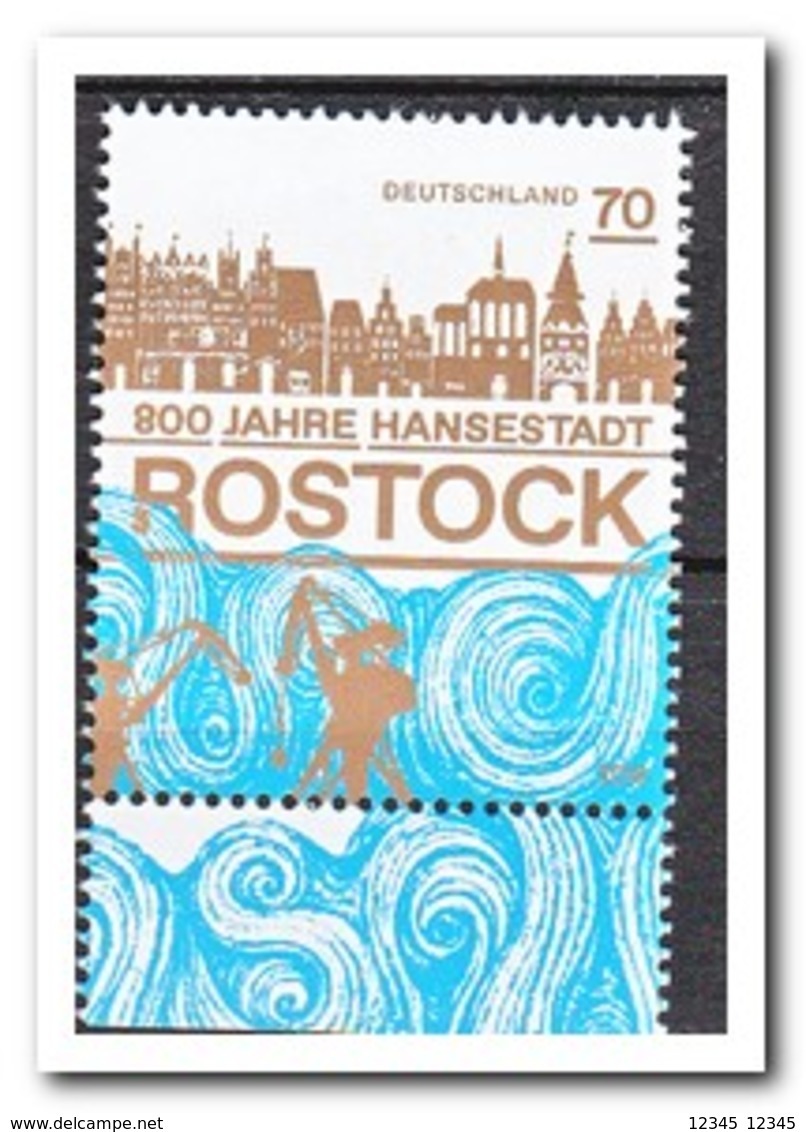 Duitsland 2018, Postfris MNH, 800 Years Hanseatic City Rostock - Ongebruikt