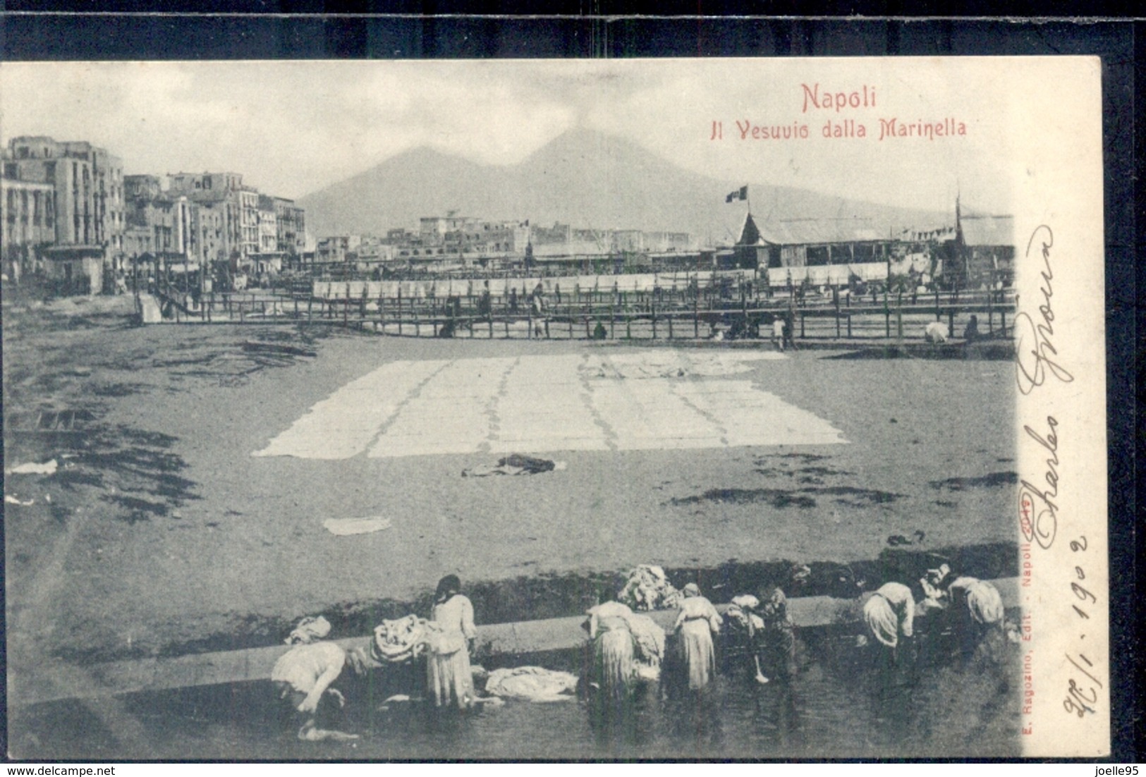 Italië Italy Italien - Napoli - Vesuvio Dalla Marinella - 1902 - Andere & Zonder Classificatie