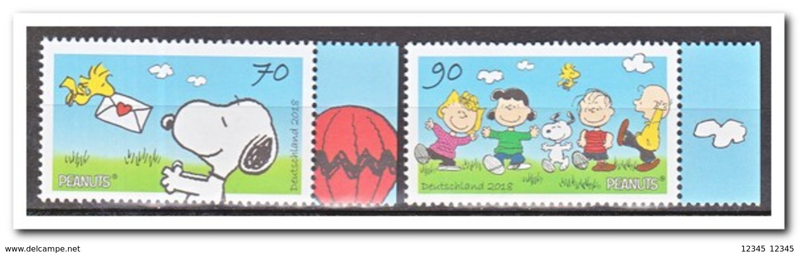 Duitsland 2018, Postfris MNH, MI 3369-70, Peanuts - Ongebruikt