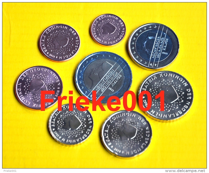 Nederland - Pays-Bas - 1 Cent Tot 2 Euro Unc 2013. - Pays-Bas