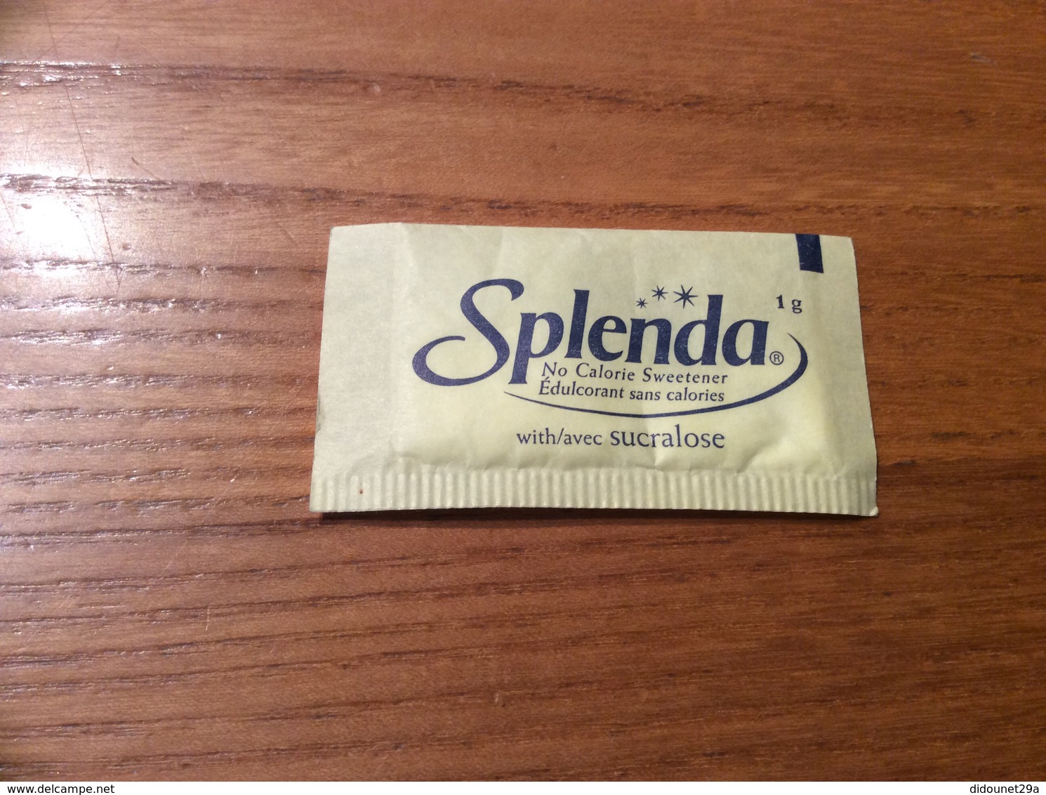 Sachet De Sucre *** "Splenda - Sucralose" CANADA - Sucres