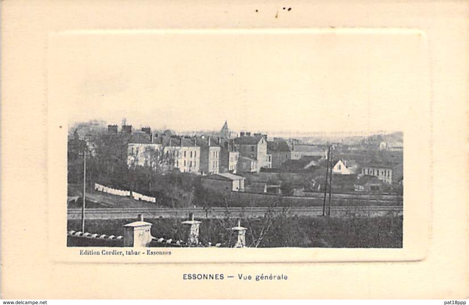 91 - ESSONNES : Vue Générale - CPA Avec " Cadre " ( En Relief ) - Essonne - Essonnes