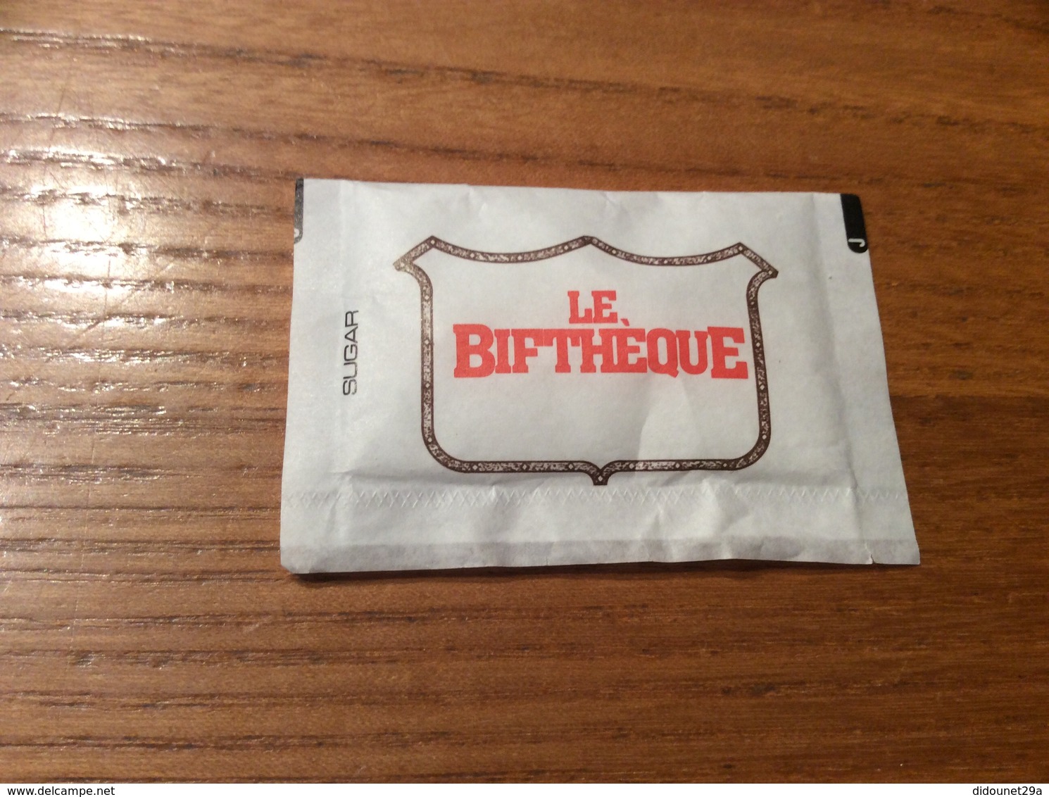 Sachet De Sucre "LE BIFTHEQUE - Steakhouse " CANADA - Sucres