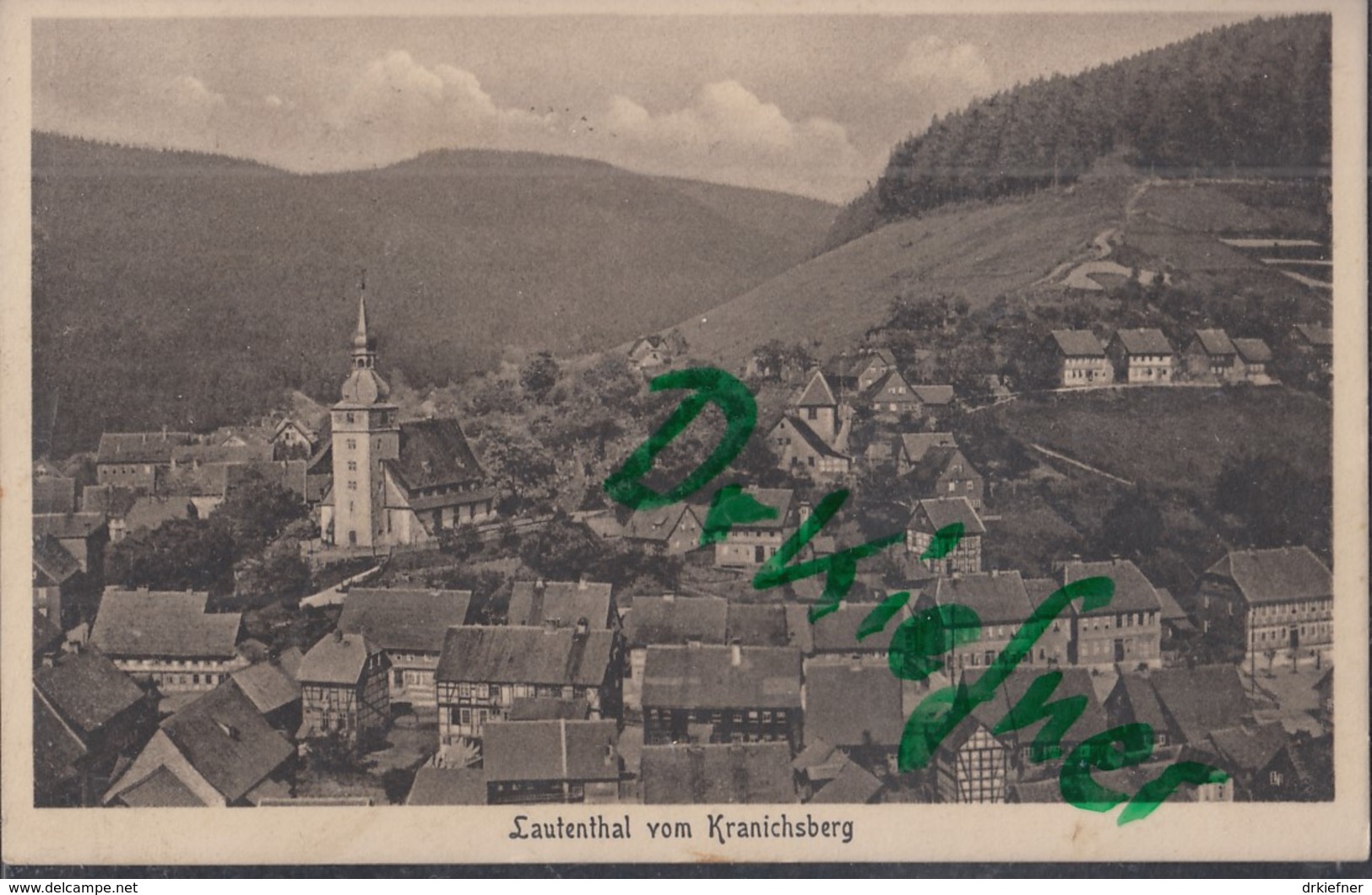 Lautenthal Im Harz, Vom Kranichsberg, Um 1924 - Langelsheim