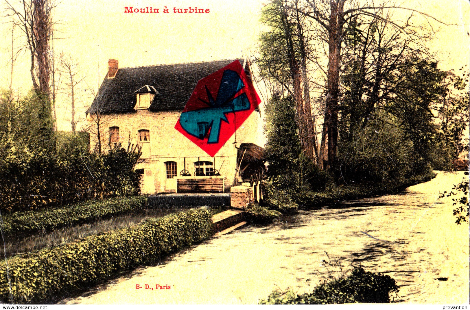 Moulin à Turbine - Carte Colorée - Autres & Non Classés