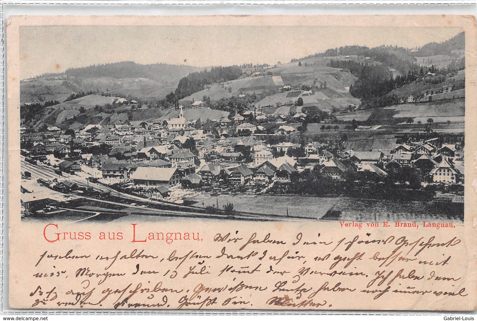 Gruss Aus Langnau - Bahnhof - Langnau Im Emmental