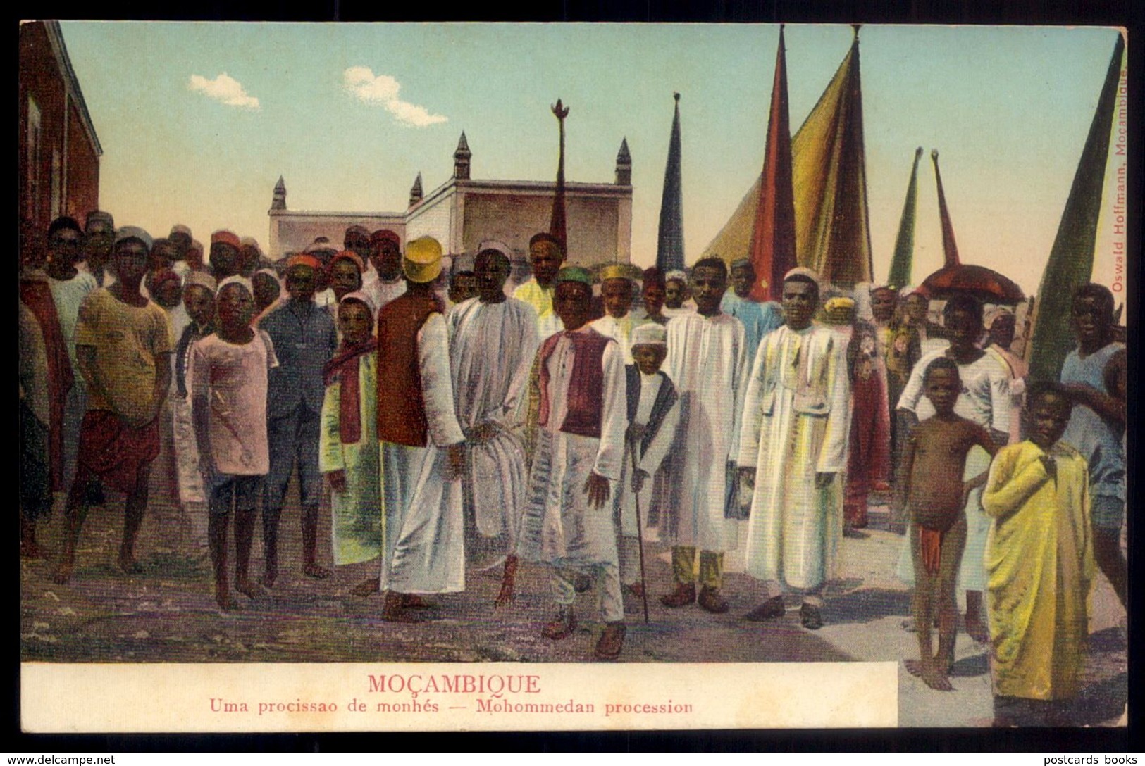 MOCAMBIQUE Uma Procissão De Monhés. MOZAMBIQUE Mohommedan Procession PORTUGUESE COLONY In AFRICA - Mozambique