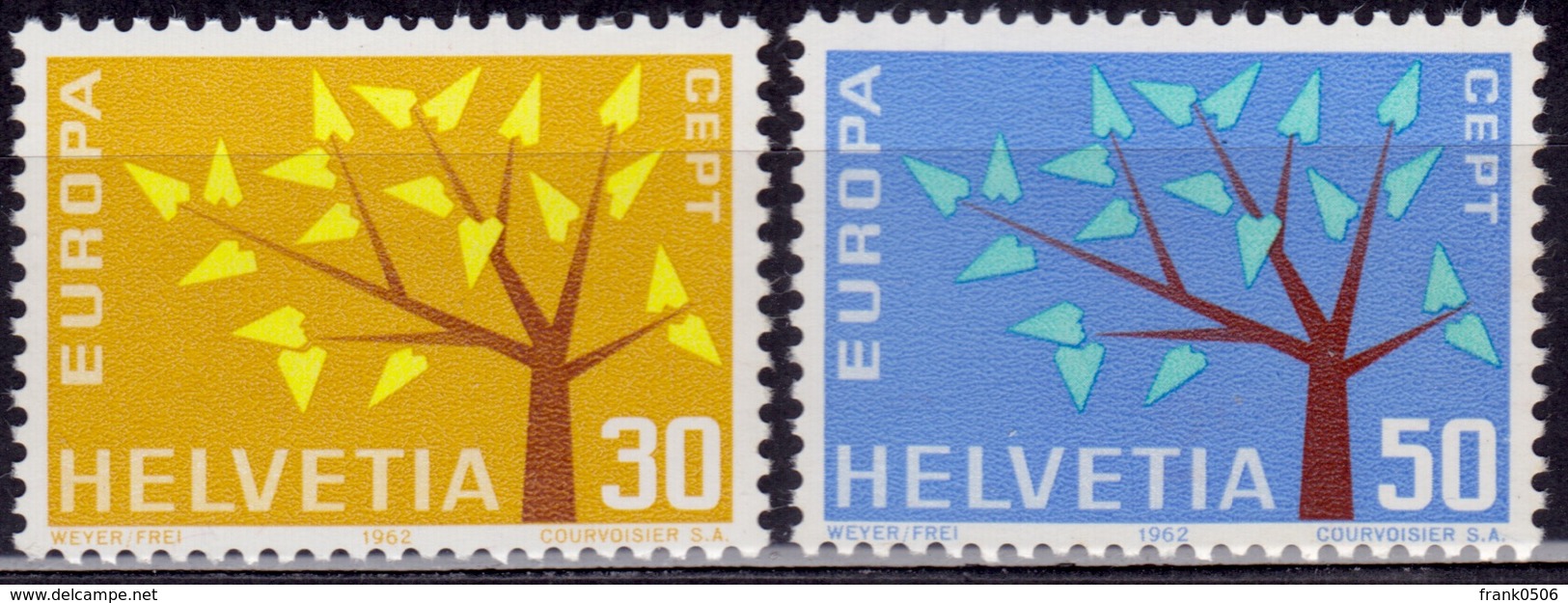 Switzerland 1962,  CEPT, EUROPA, Sc#416-417, MNH - Neufs