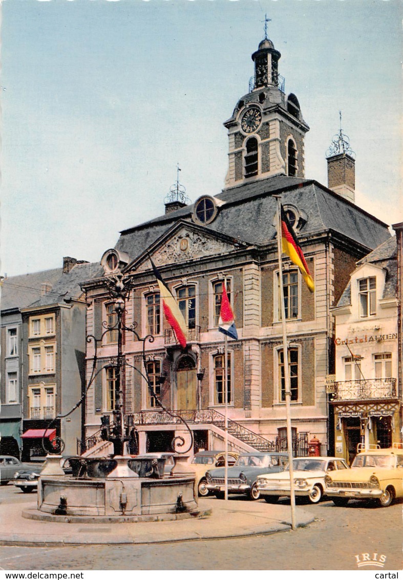 CPM - HUY-SUR-MEUSE - L'Hôtel De Ville Et Le Bassinia - Huy