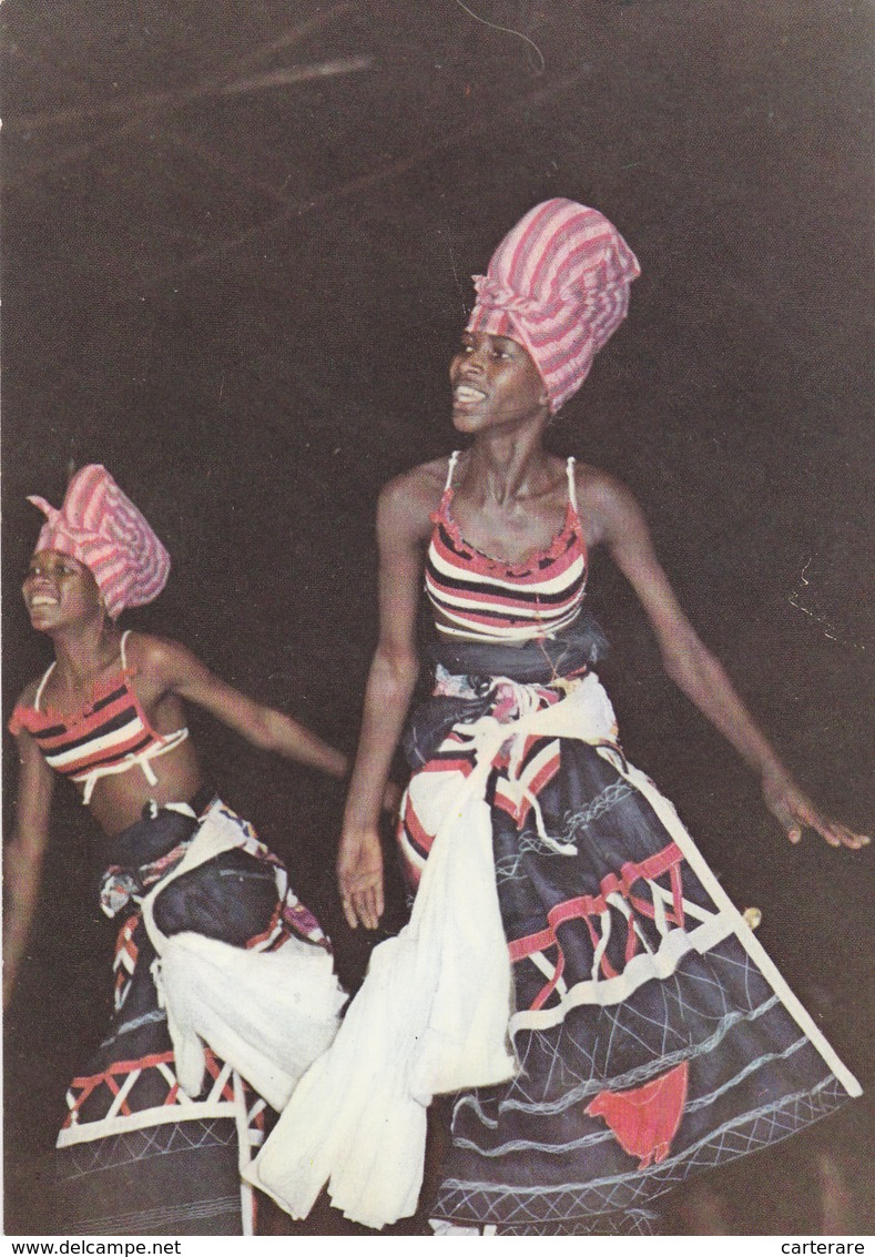 Afrique Occidentale,guinée Française,BALLETS NATIONAUX,CARTE PHOTO EDITION DU MINISTERE A CONAKRY,RARE - Frans Guinee