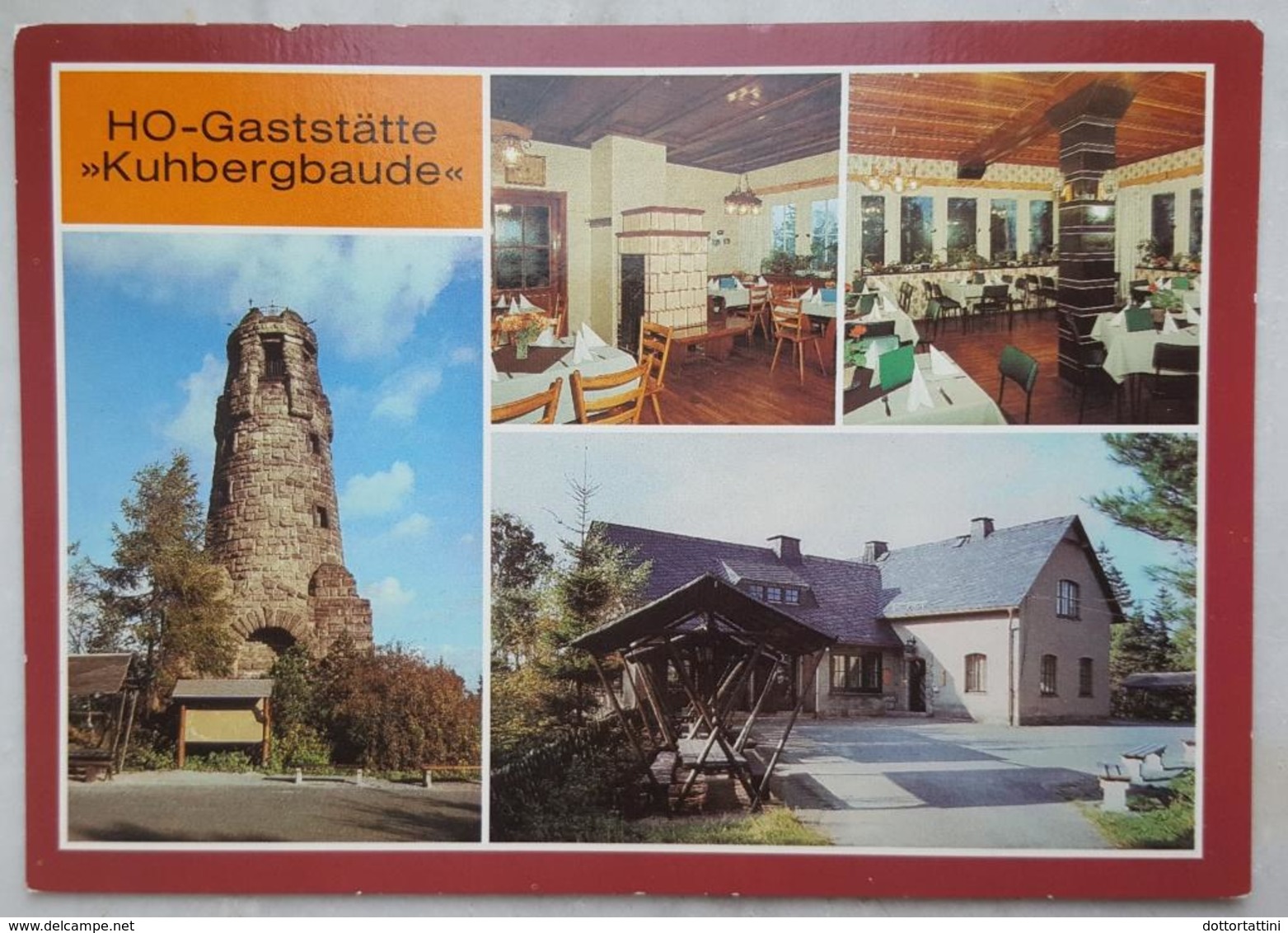 Netzschkau - Gaststätte "Kuhbergbaude"  (Kr. Reichenbach)  - Nv DDR  G2 - Altri & Non Classificati