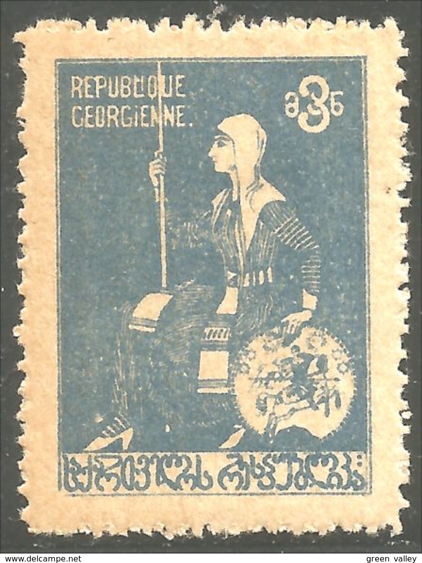 408 Georgie 1920 Reine Queen Thamar 3r MH * Neuf CH (GRG-53) - Georgia