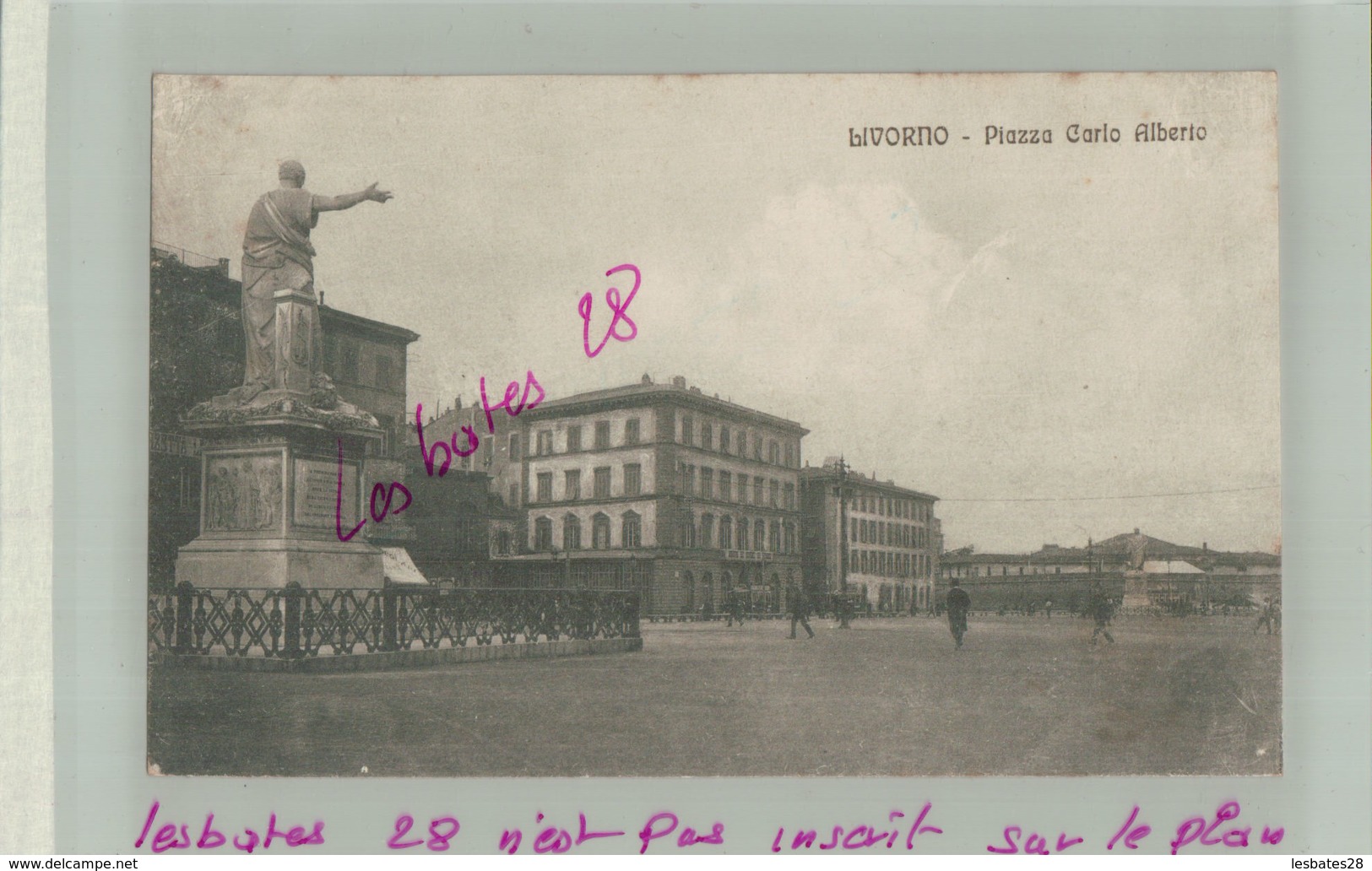 CPA ITALIE LIVERNO Piazza Carlo Alberto  -Fev  2019 005 - Livorno