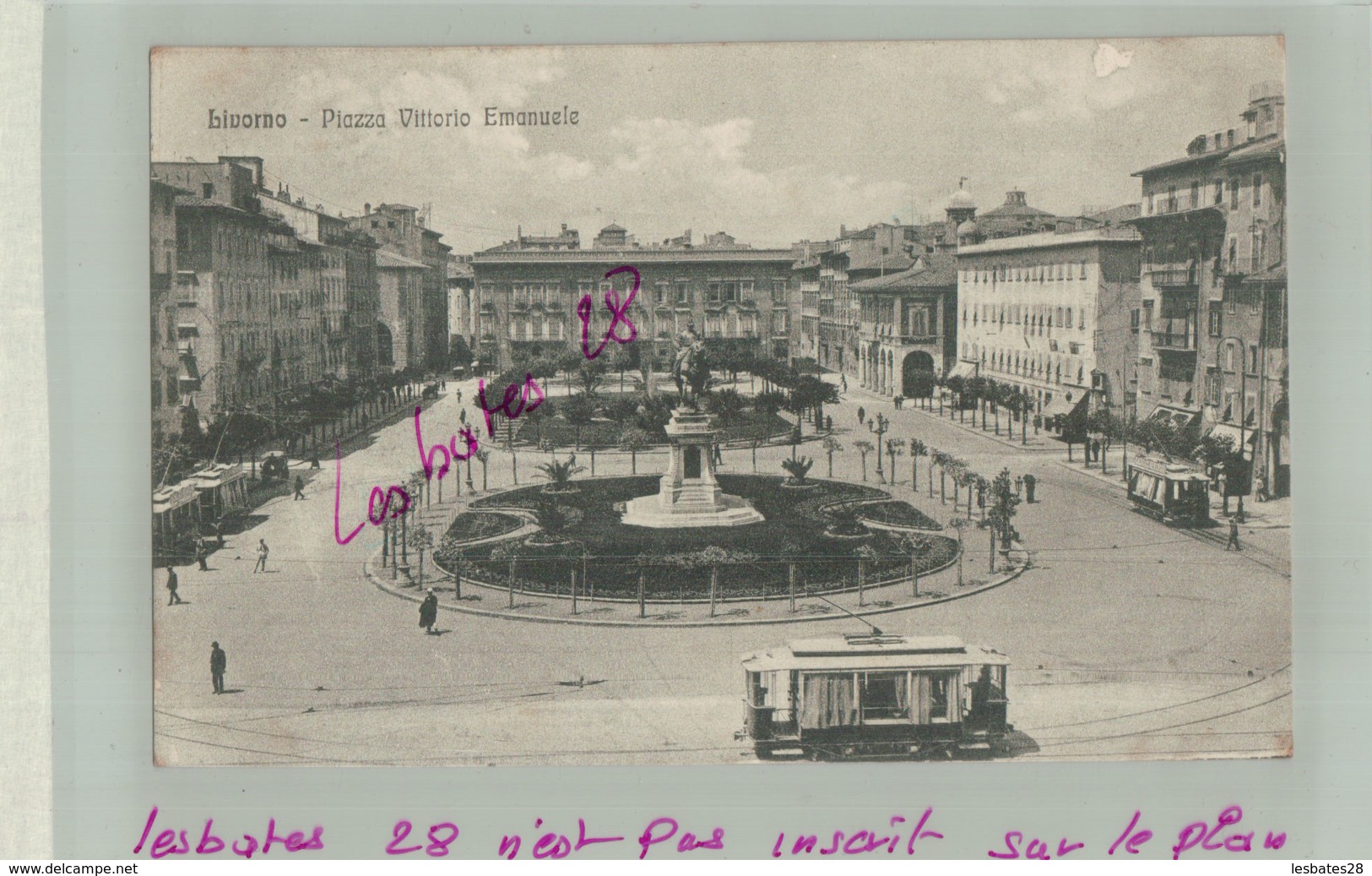 CPA ITALIE LIVERNO Piazza Vittiria Emanuele    Fevr  2019 007 - Livorno