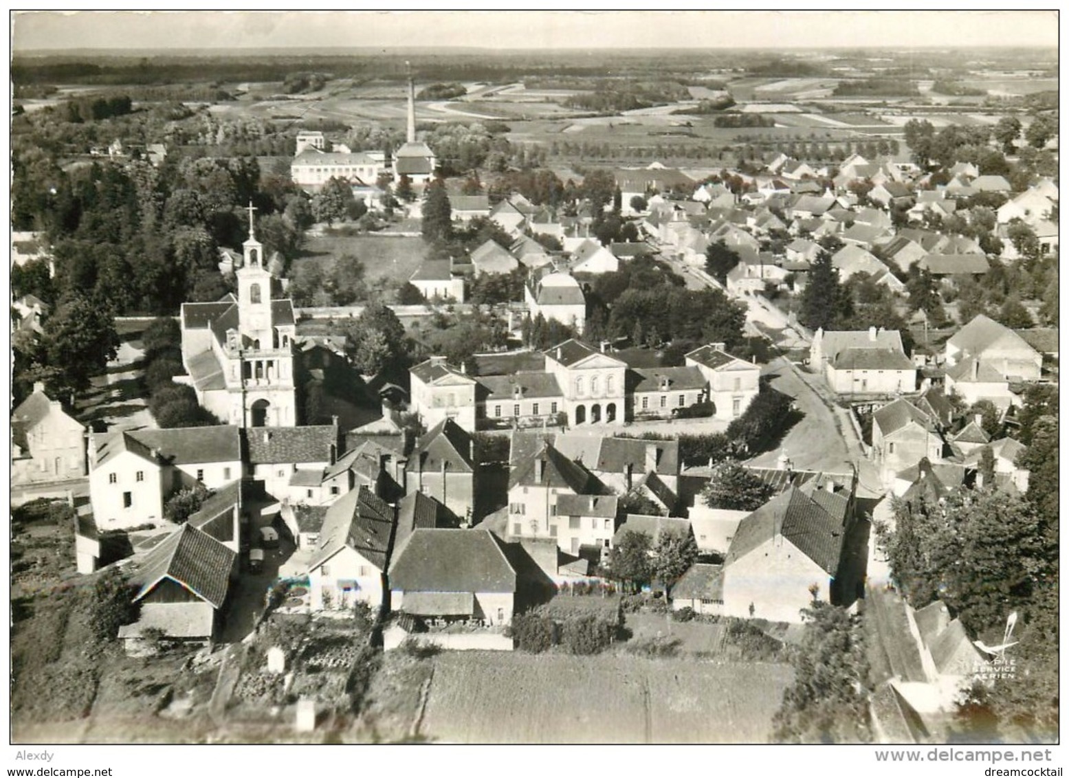 Photo Cpsm Cpm 21 BRAZEY-EN-PLAINE. Vue Aérienne Du Village - Autres & Non Classés