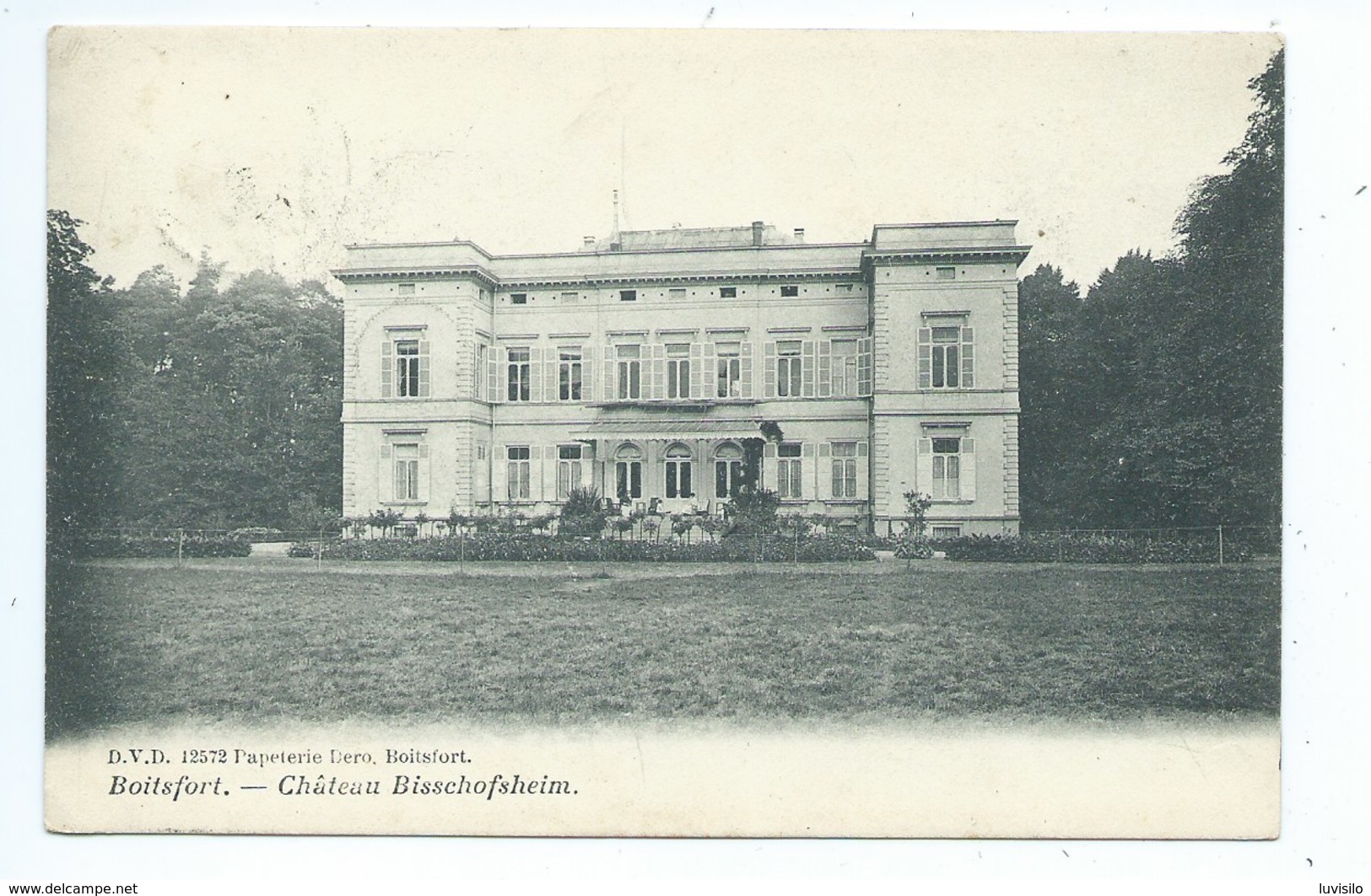 Boitsfort Château Bisschofsheim DVD No 12572 - Watermael-Boitsfort - Watermaal-Bosvoorde