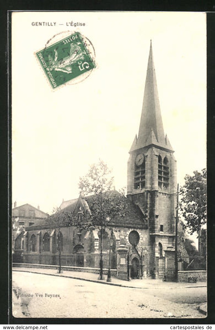 CPA Gentilly, L`Église, L'Église - Gentilly