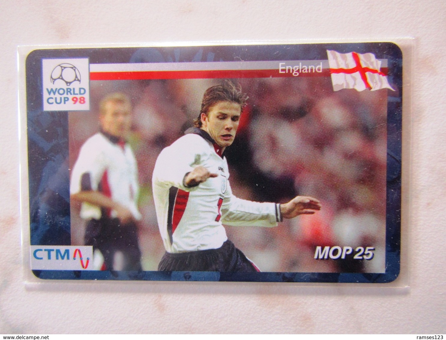 MACAO  FOOTBALL MONDIAL 98   WORLD CUP   ENGLAND - Macao