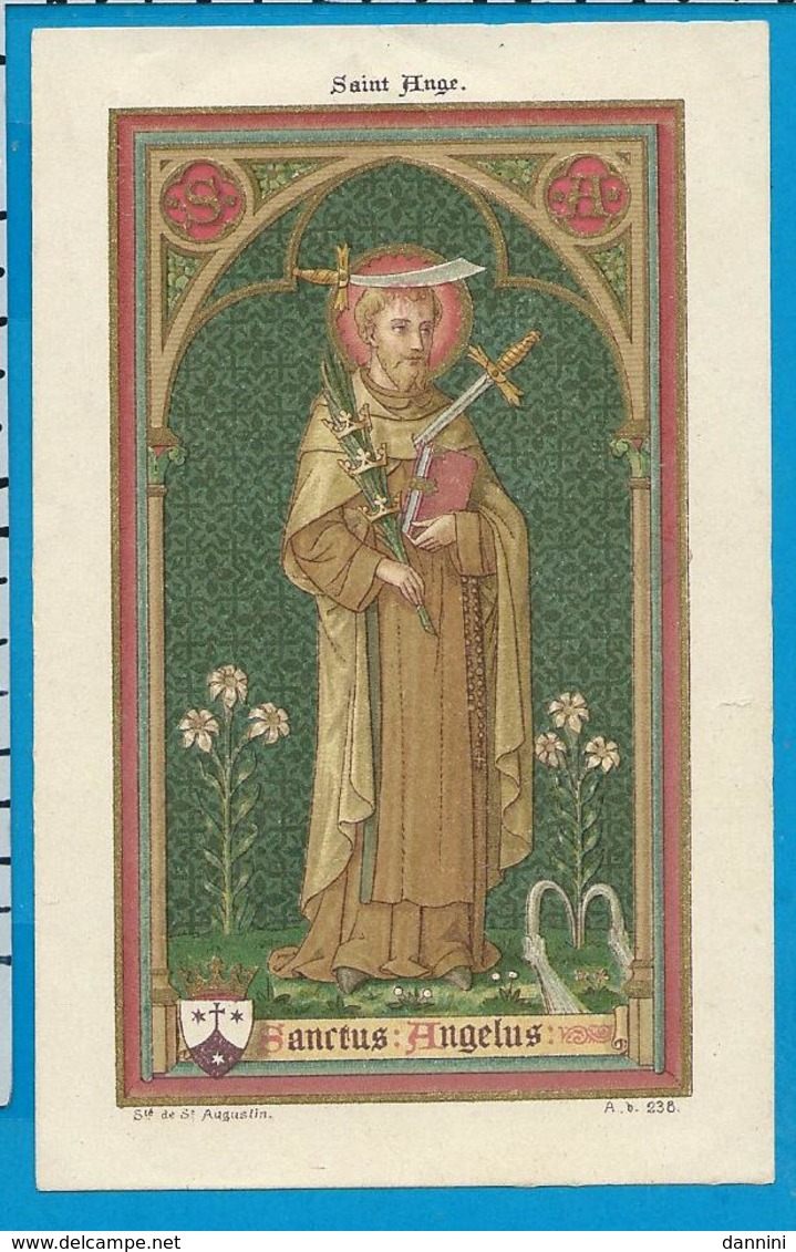 Holycard    St. Angelus - Images Religieuses